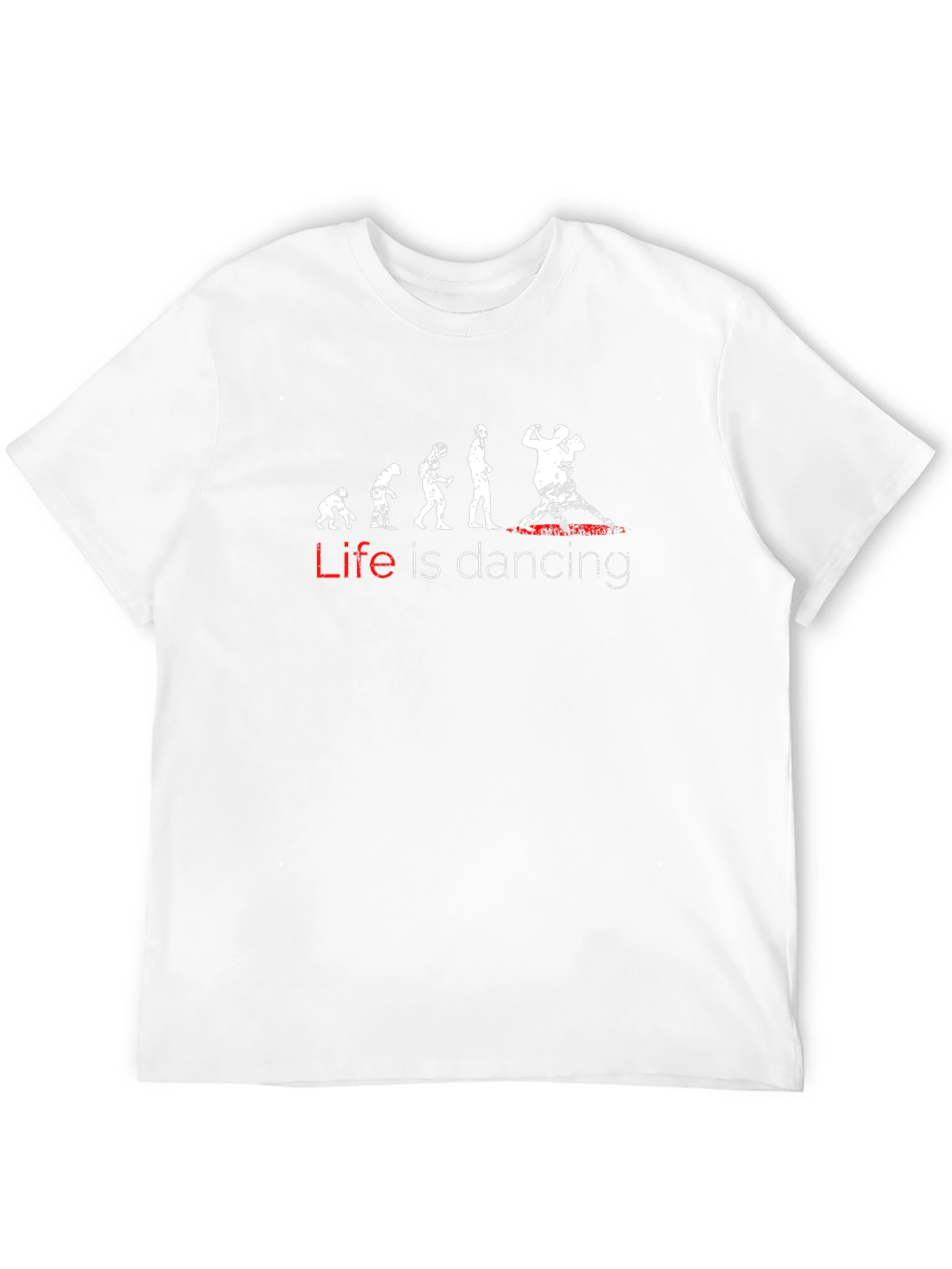 Black Life Is Dancing Evolution T-Shirt view 12