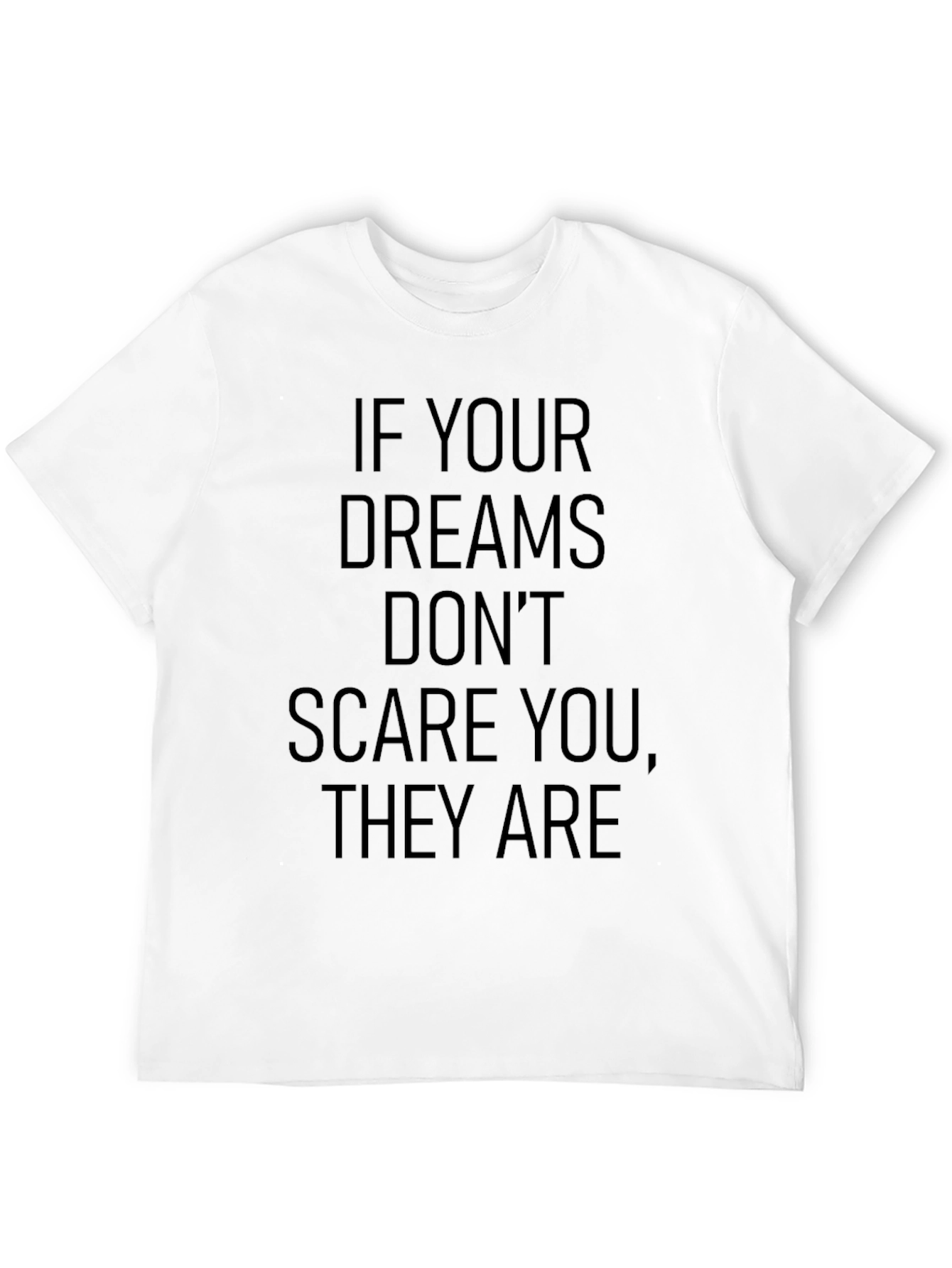 Black Inspirational Dream Graphic T-Shirt view 12