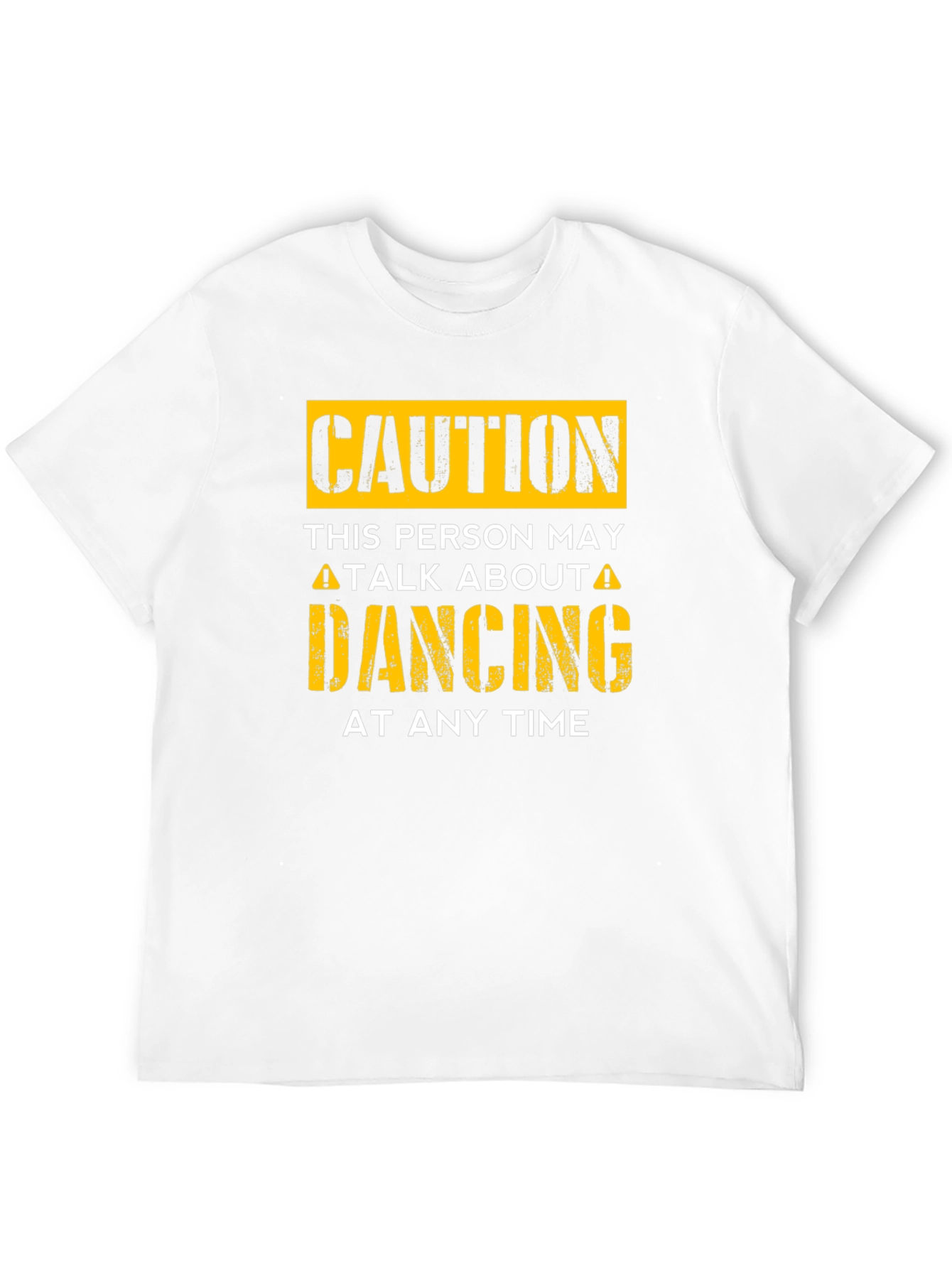 Black Caution Dancing T-Shirt - Funny Dance Lover Tee view 12