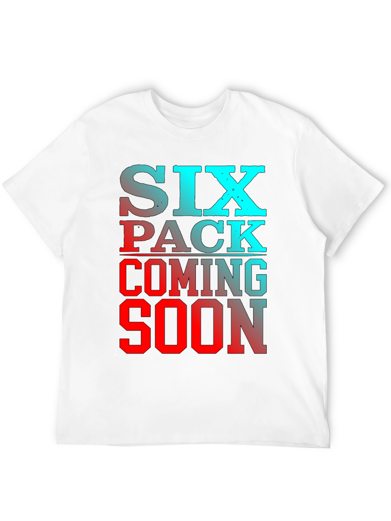 Black Six Pack Coming Soon Men's T-Shirt Gym Funny view 12