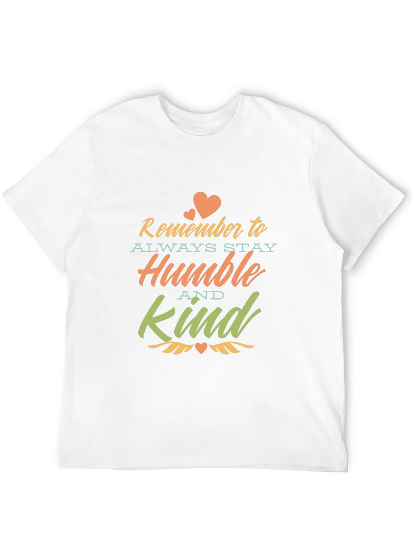 Black Remember to Stay Humble and Kind - Unisex T-Shirt view 12
