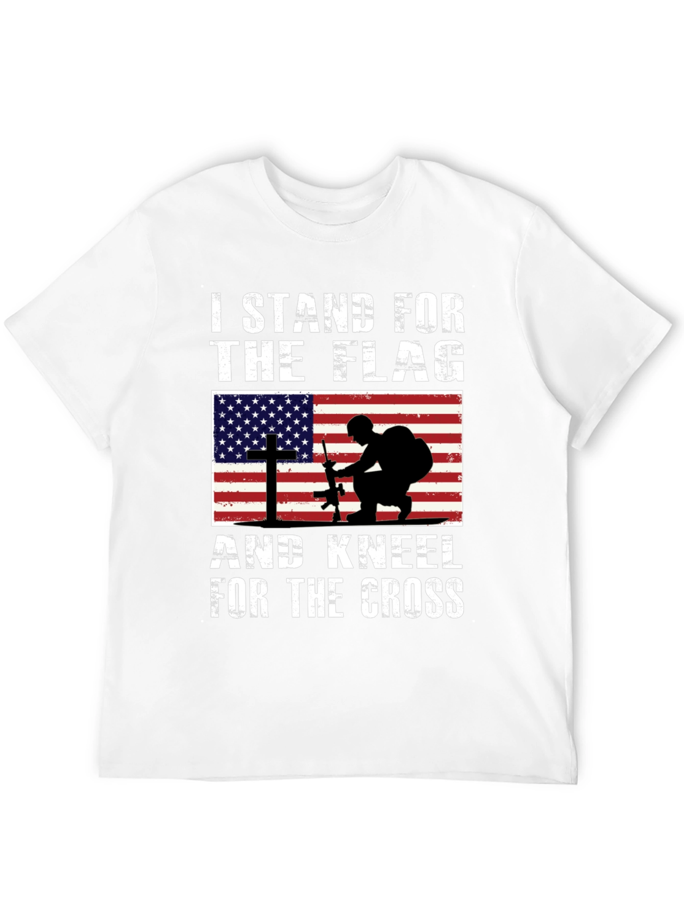 Black I Stand For The Flag T-Shirt view 12