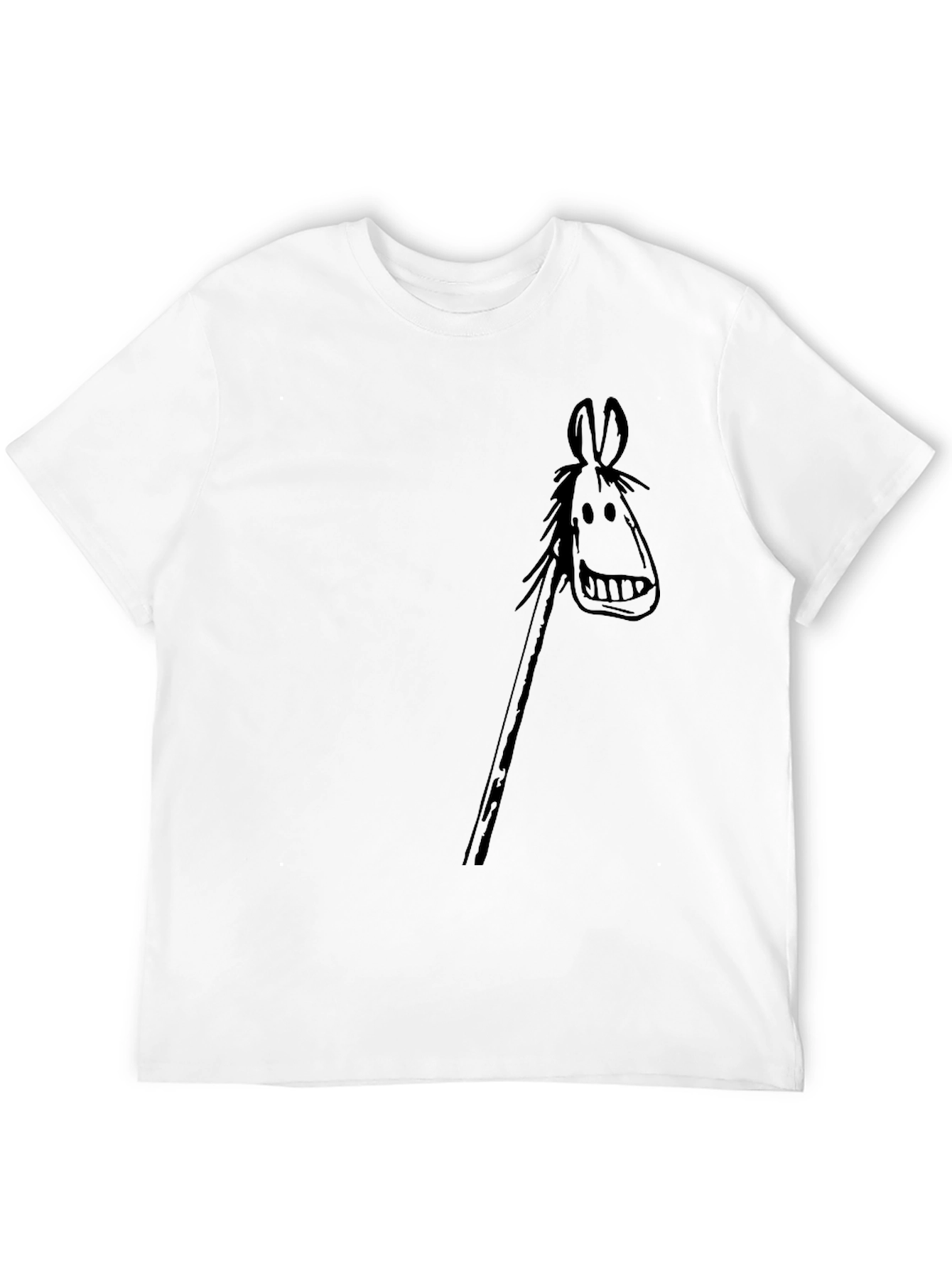 Black Black Stick Horse Graphic Tee view 12