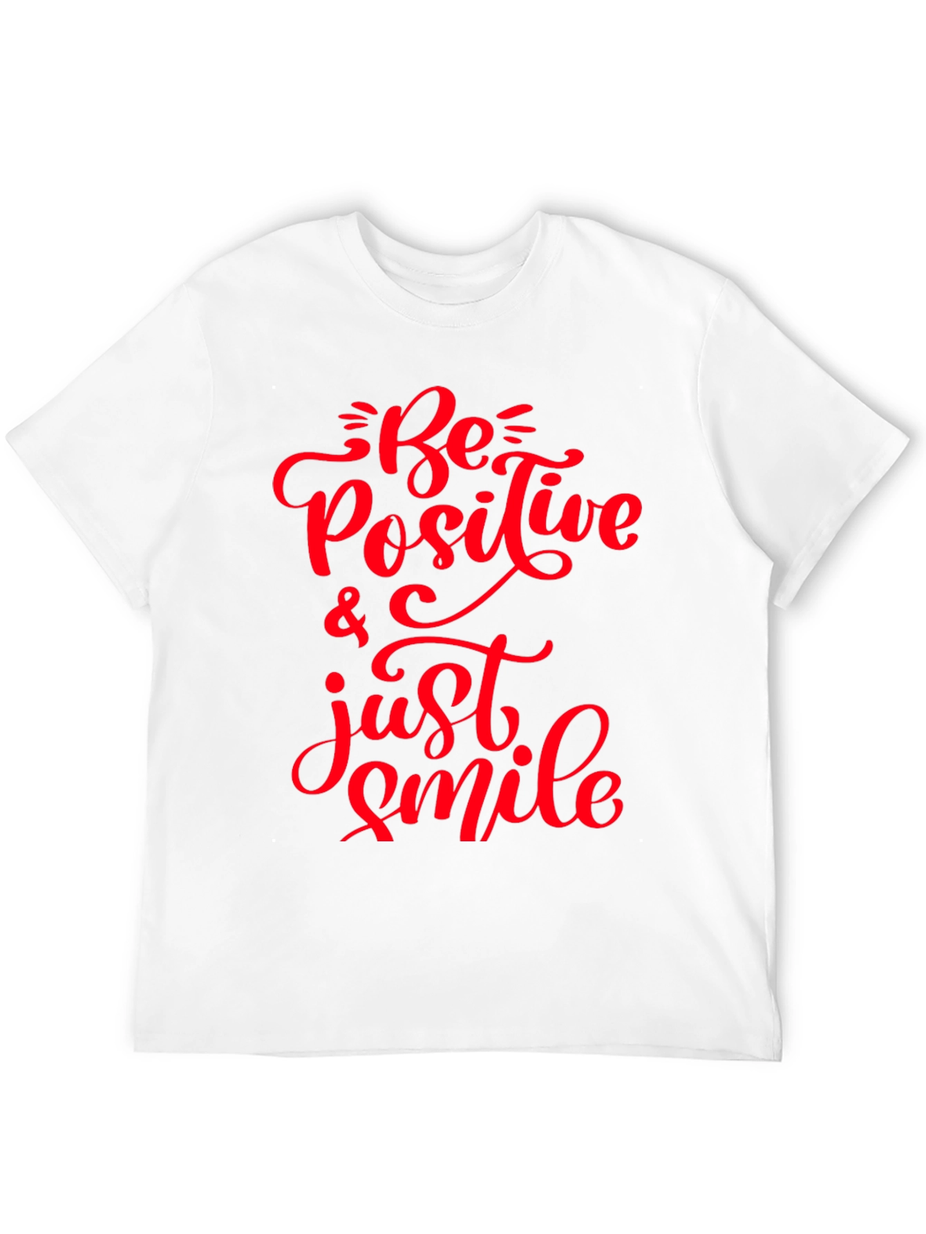 Black Be Positive T-Shirt - Motivational Graphic Tee view 12