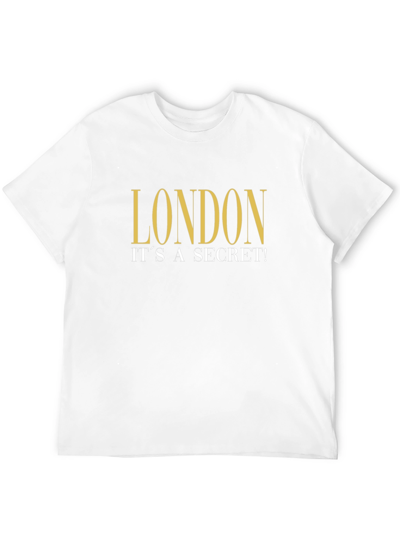 Black London It's A Secret! Black T-Shirt view 12