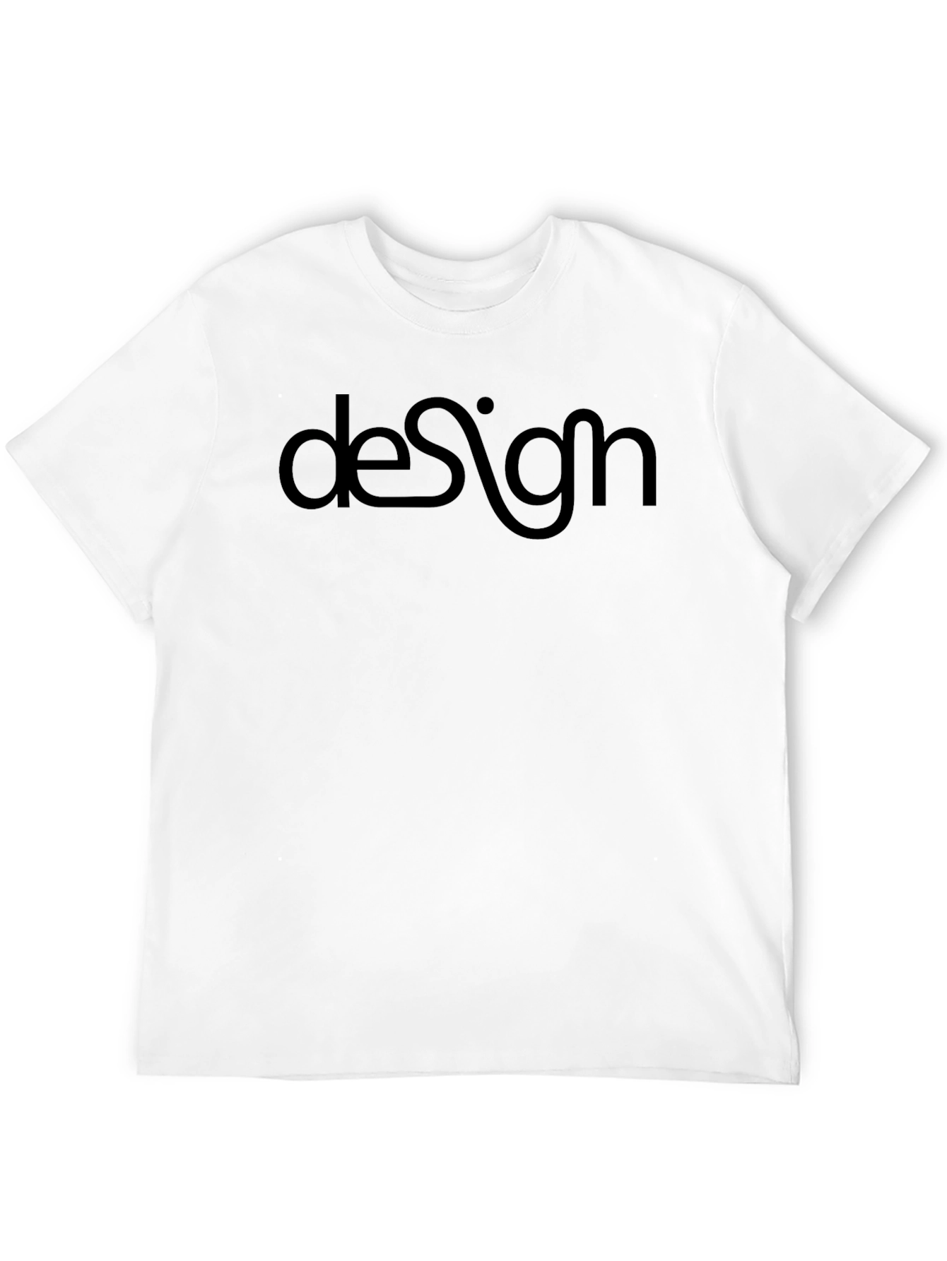 Black Design Graphic Black T-Shirt view 12