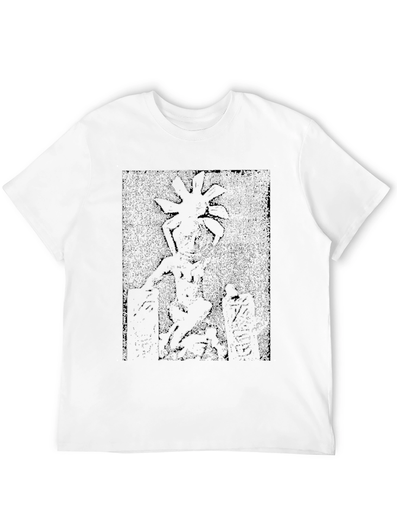 Black Graphic Print Black T-Shirt view 12