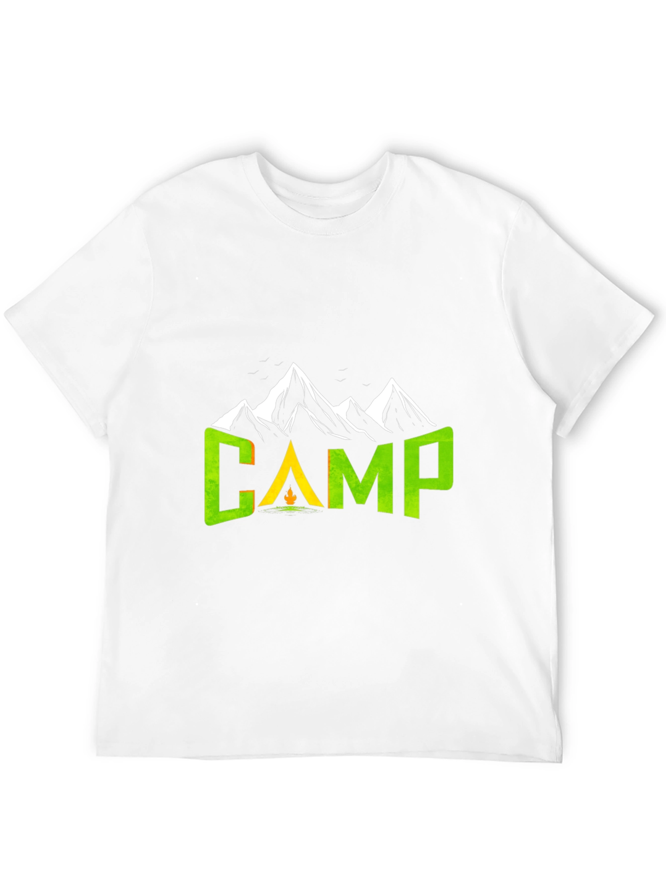 Black Camping Adventure T-Shirt - Mountain Design view 12