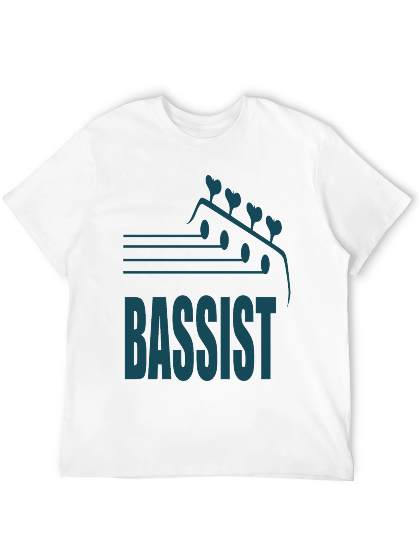 Black Bassist T-Shirt: Music Lover's Guitar Tee view 12