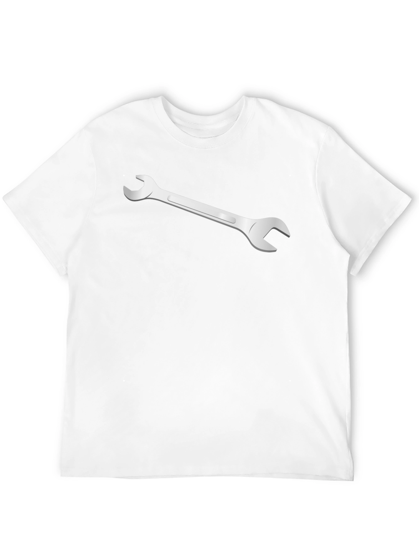 Black Wrench Graphic Black Cotton T-Shirt view 12