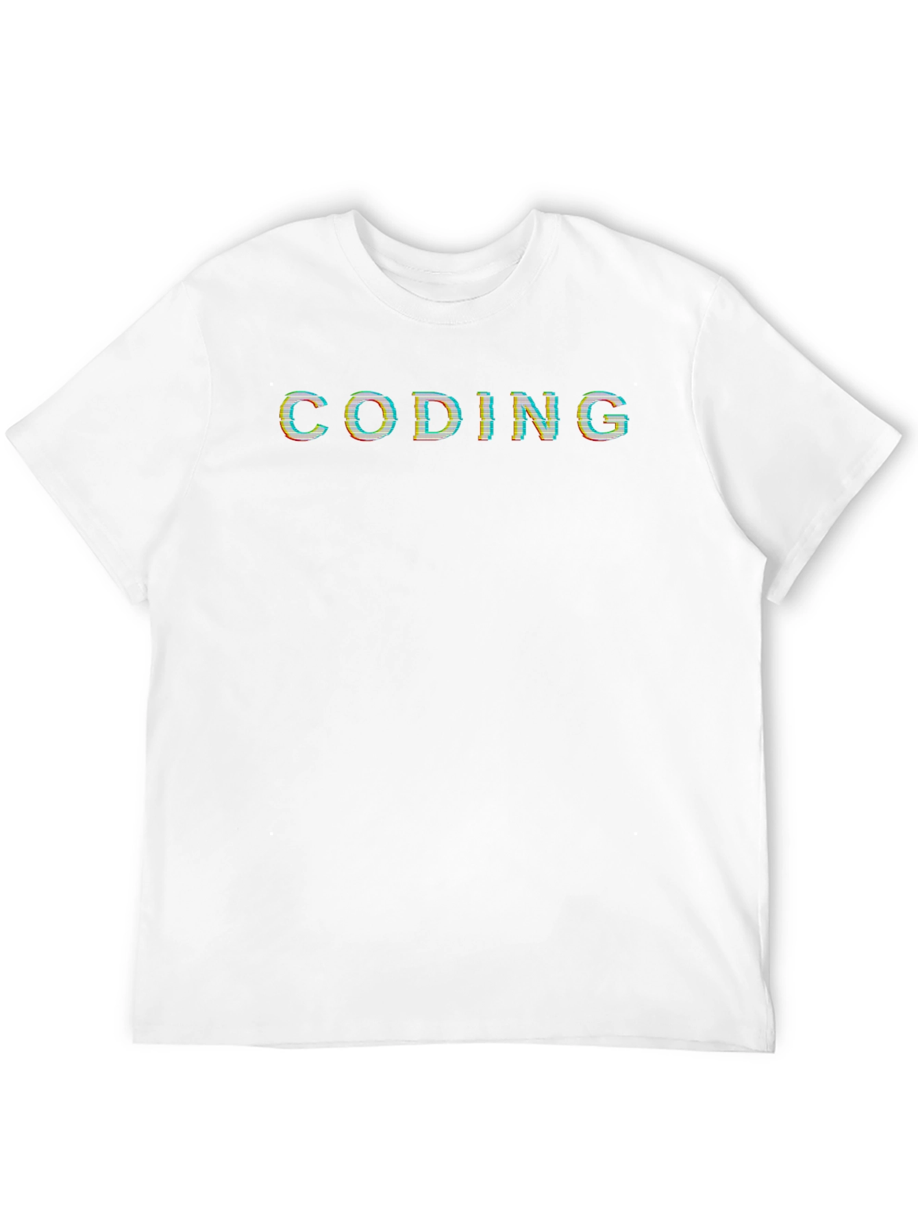 Black Coding Glitch T-Shirt - Programmer Shirt view 12