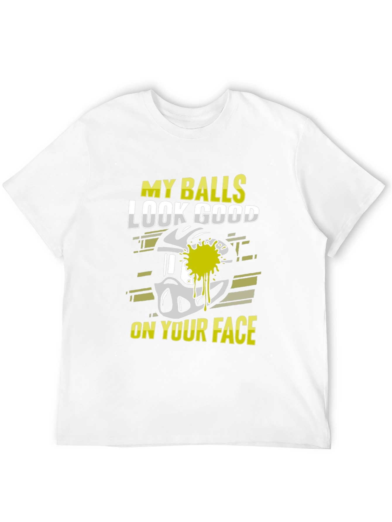 Black Funny Paintball T-Shirt - My Balls Look Good view 12