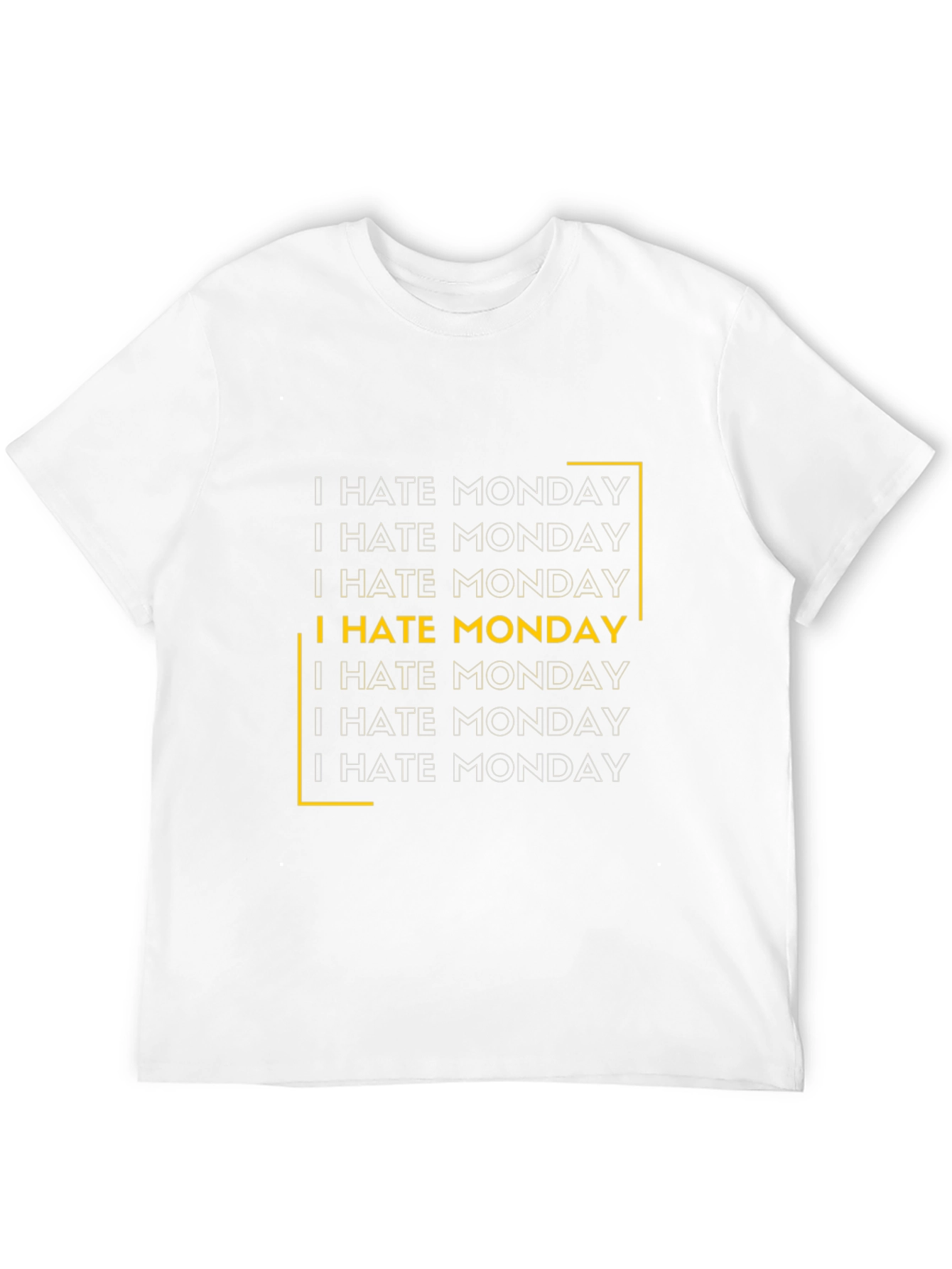 Black I Hate Monday Graphic Tee - Black view 12