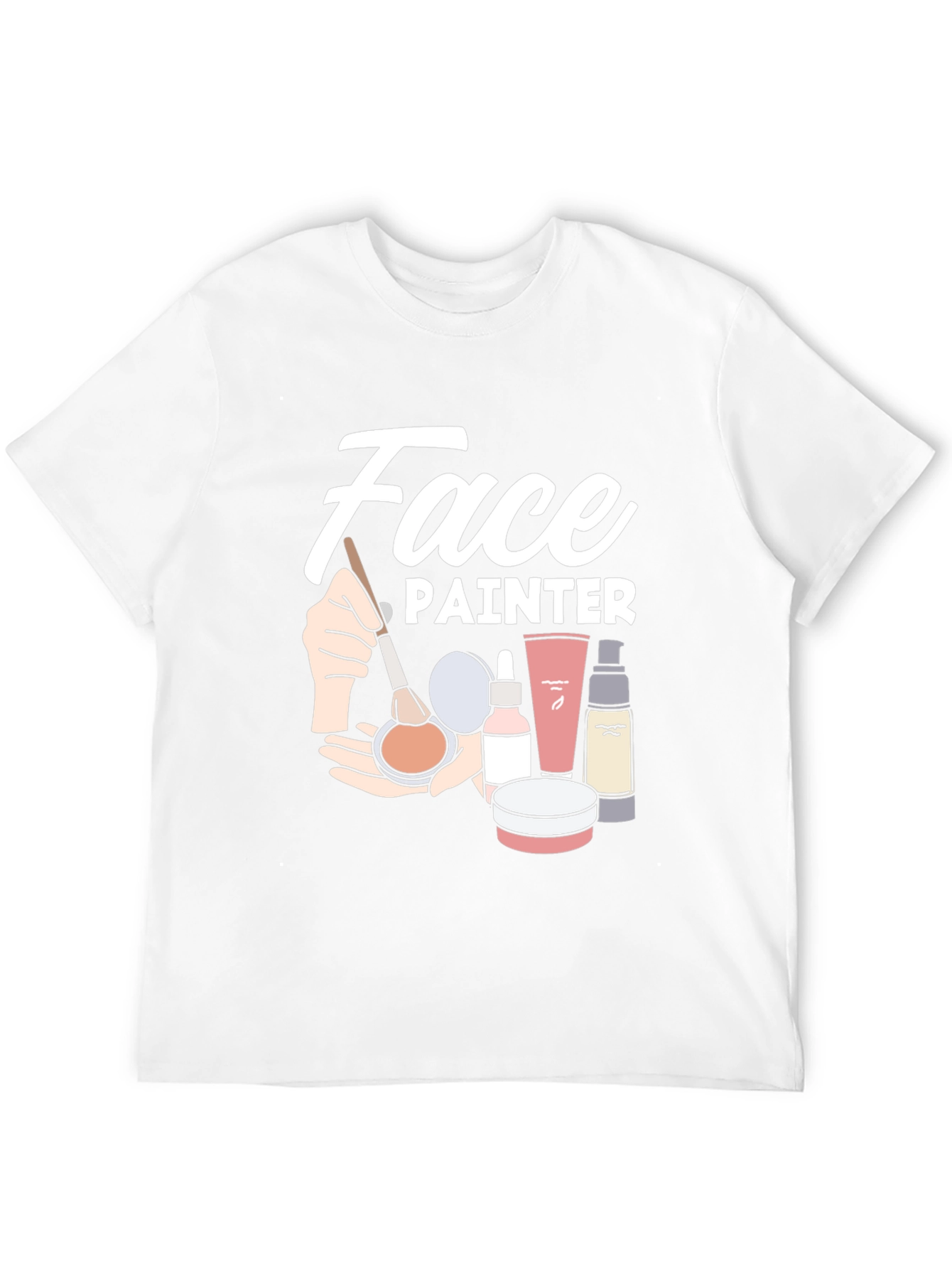 Face Painter Graphic Tee - Black Unisex T-Shirt - 12