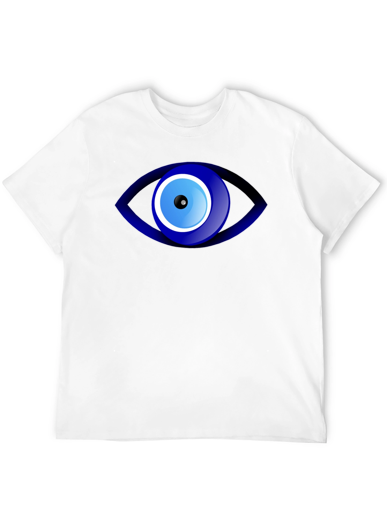 Black Evil Eye Graphic T-Shirt - Protection Amulet Tee view 12