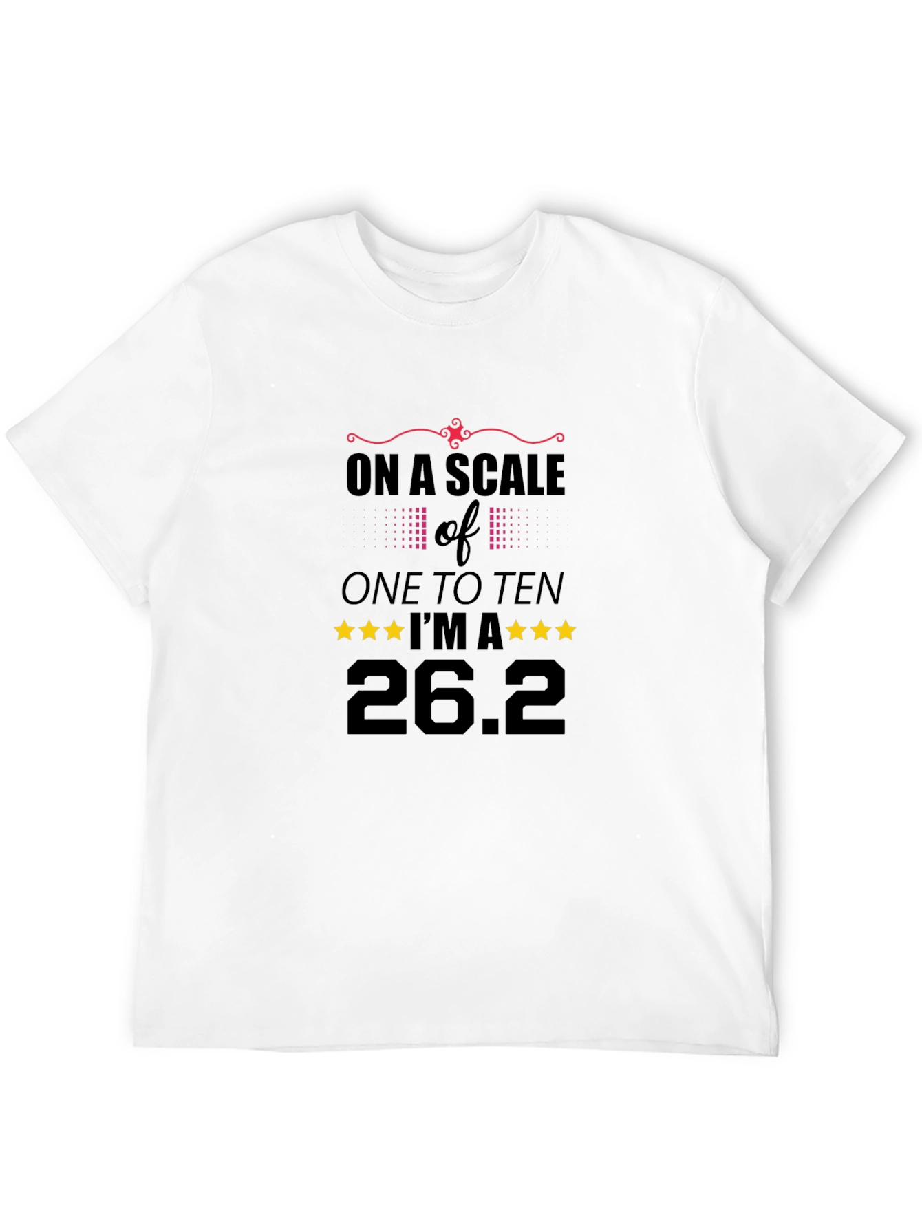 Black Funny Marathon Runner 26.2 Rating T-Shirt view 12
