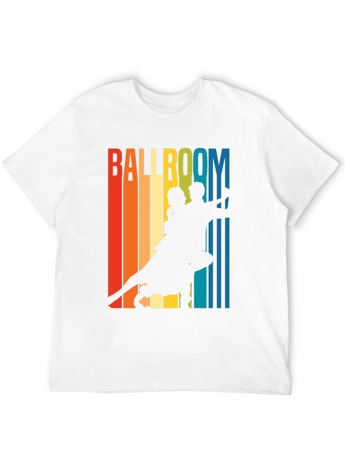 Black Retro Ballroom Dance T-Shirt view 12