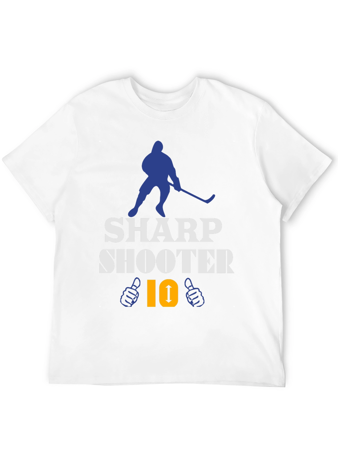 Black Sharp Shooter Hockey T-Shirt view 12