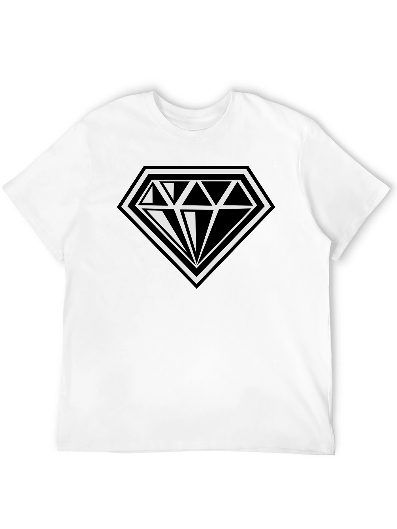 Black Diamond Logo T-Shirt - Classic Black Tee view 12