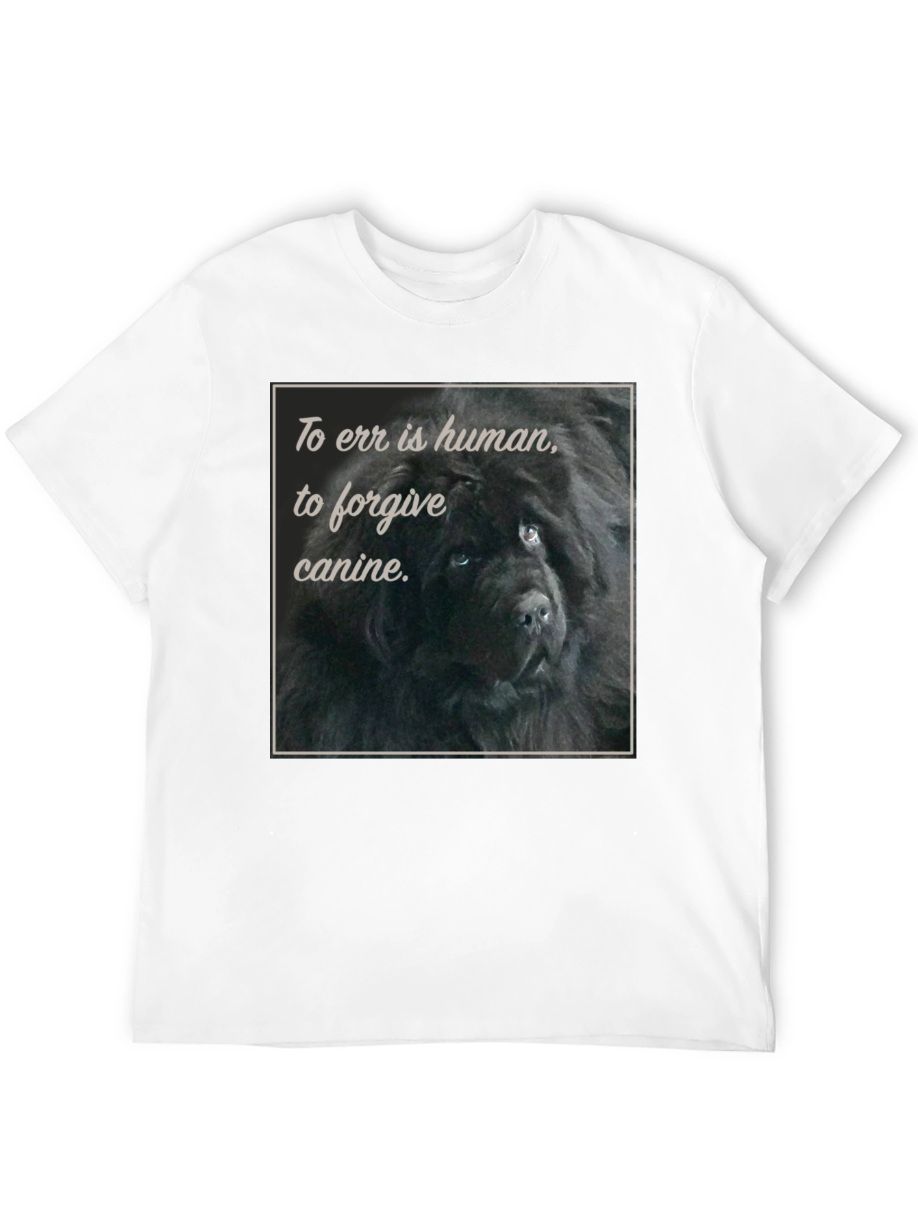 Black To Err is Human Dog T-Shirt view 12