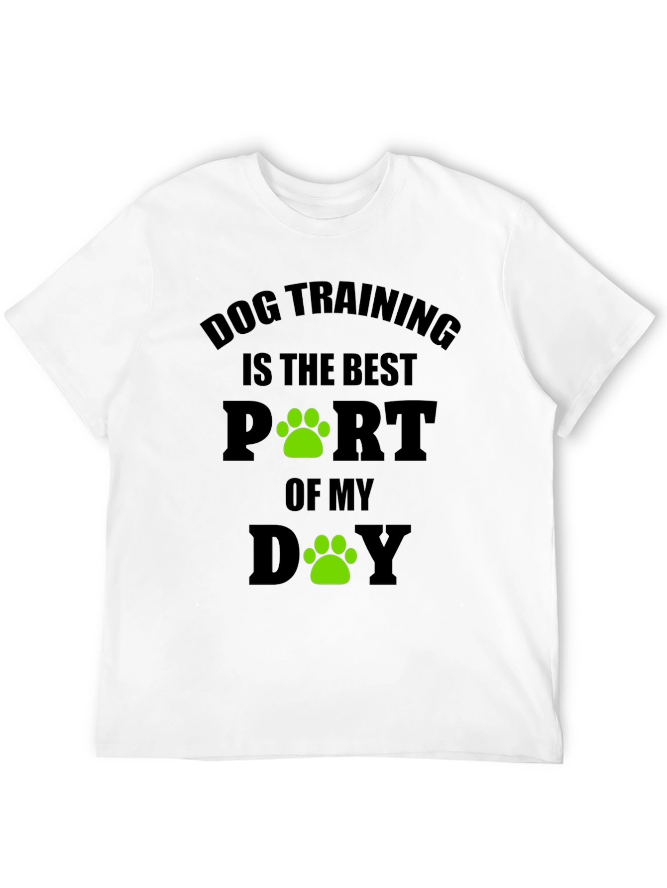 Black Dog Training Best Part of My Day T-Shirt view 12
