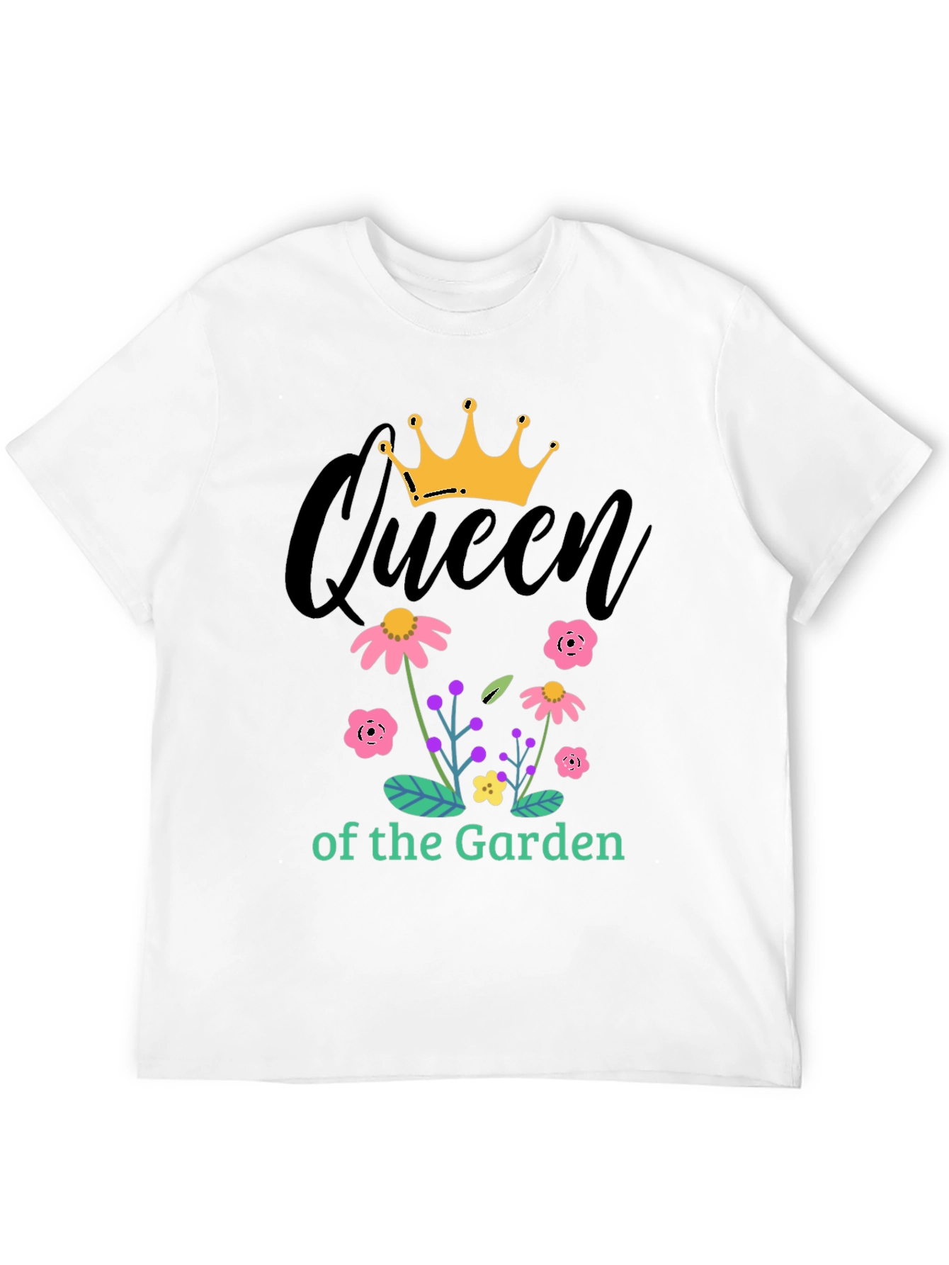 Black Queen of the Garden Graphic Tee view 12