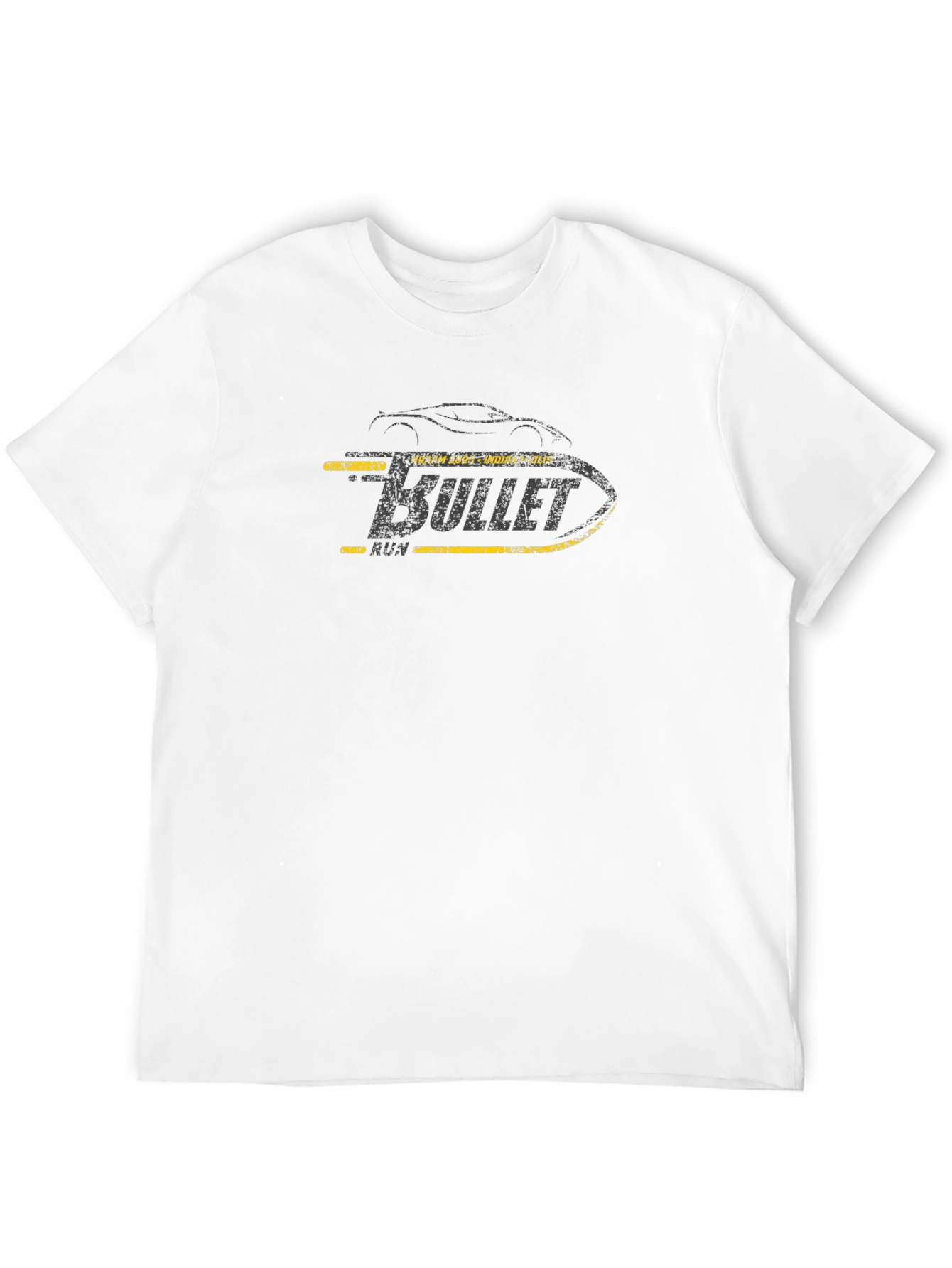 Black Bullet Run Black Graphic Tee view 12