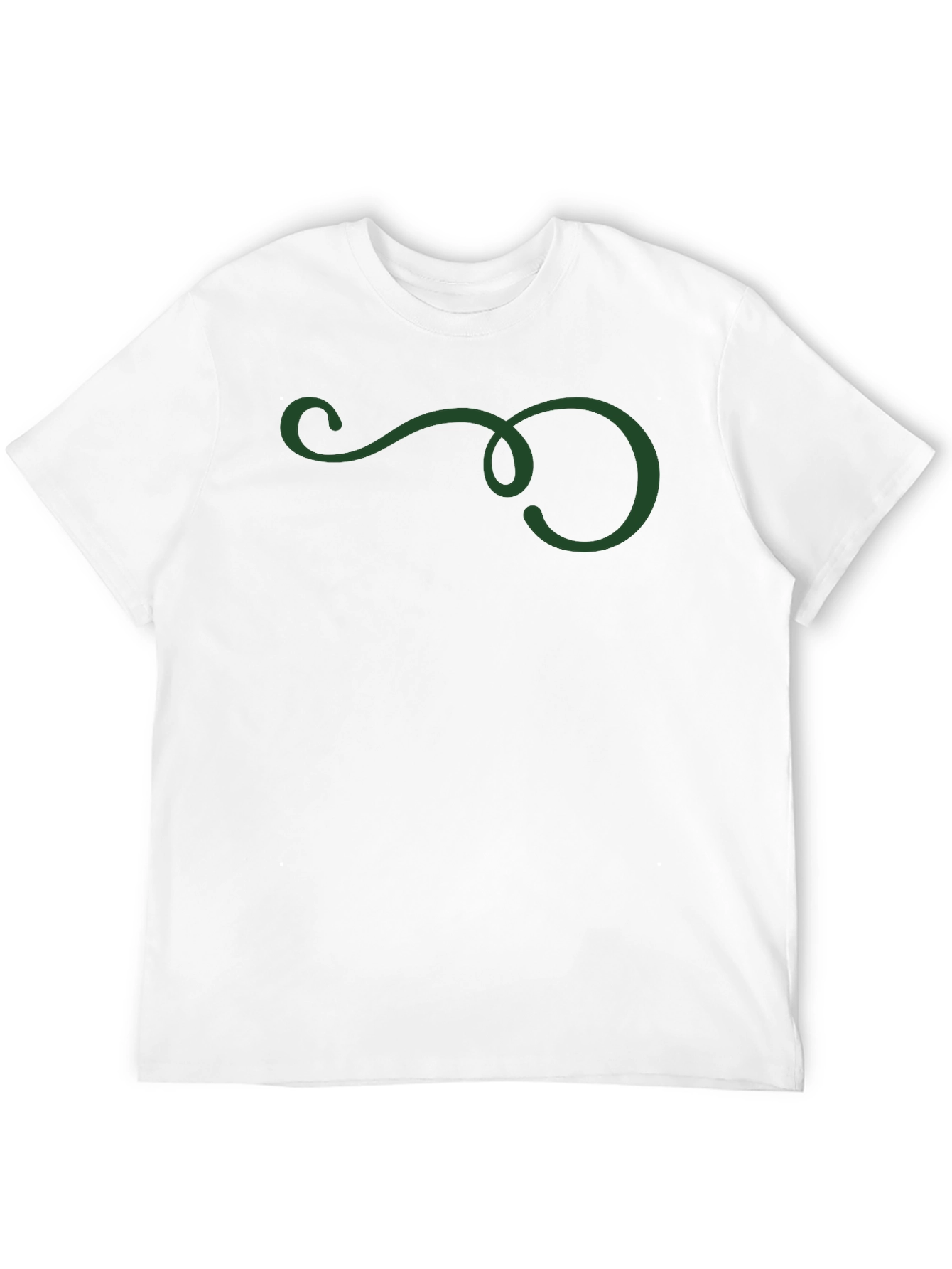 Black Elegant Swirl Tee - Stylish Casual Wear view 12