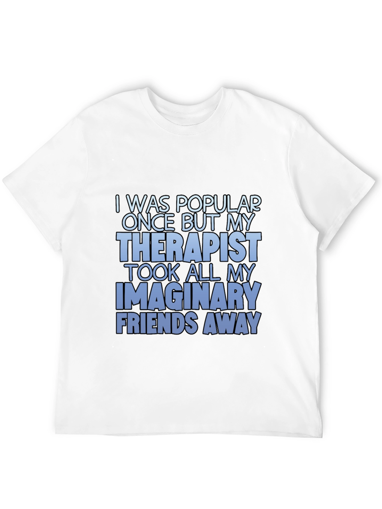 Black Humorous "Therapist" Graphic T-Shirt view 12