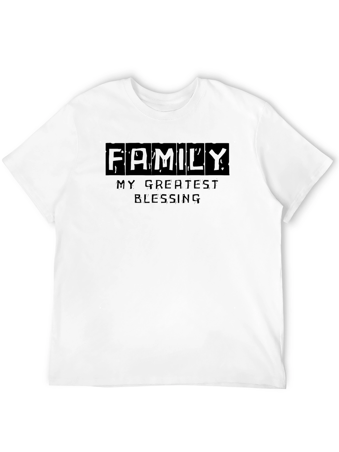 Black Family is My Greatest Blessing Black T-Shirt view 12