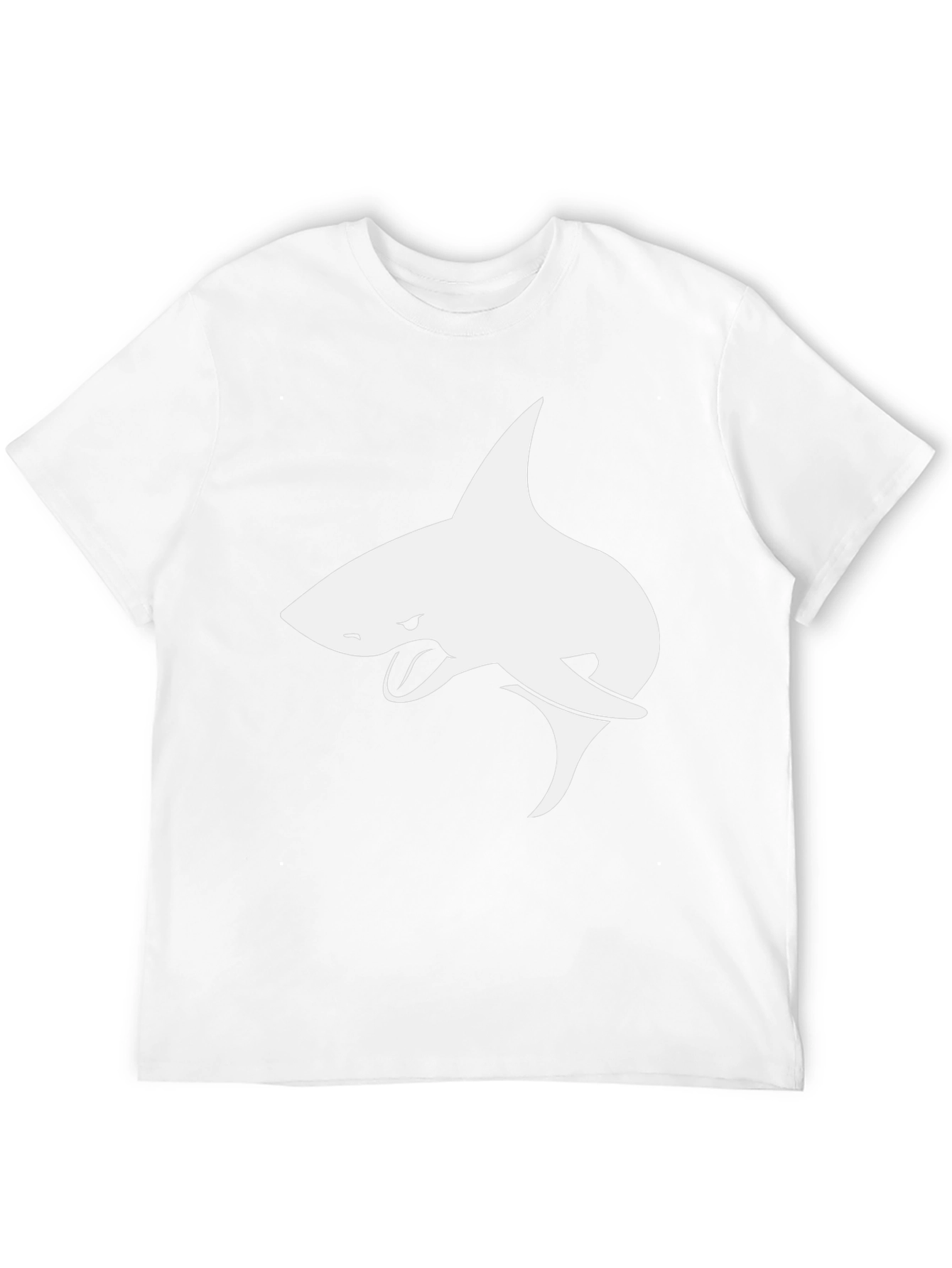 Black Shark Graphic Black T-Shirt - Men's Casual Wear view 12