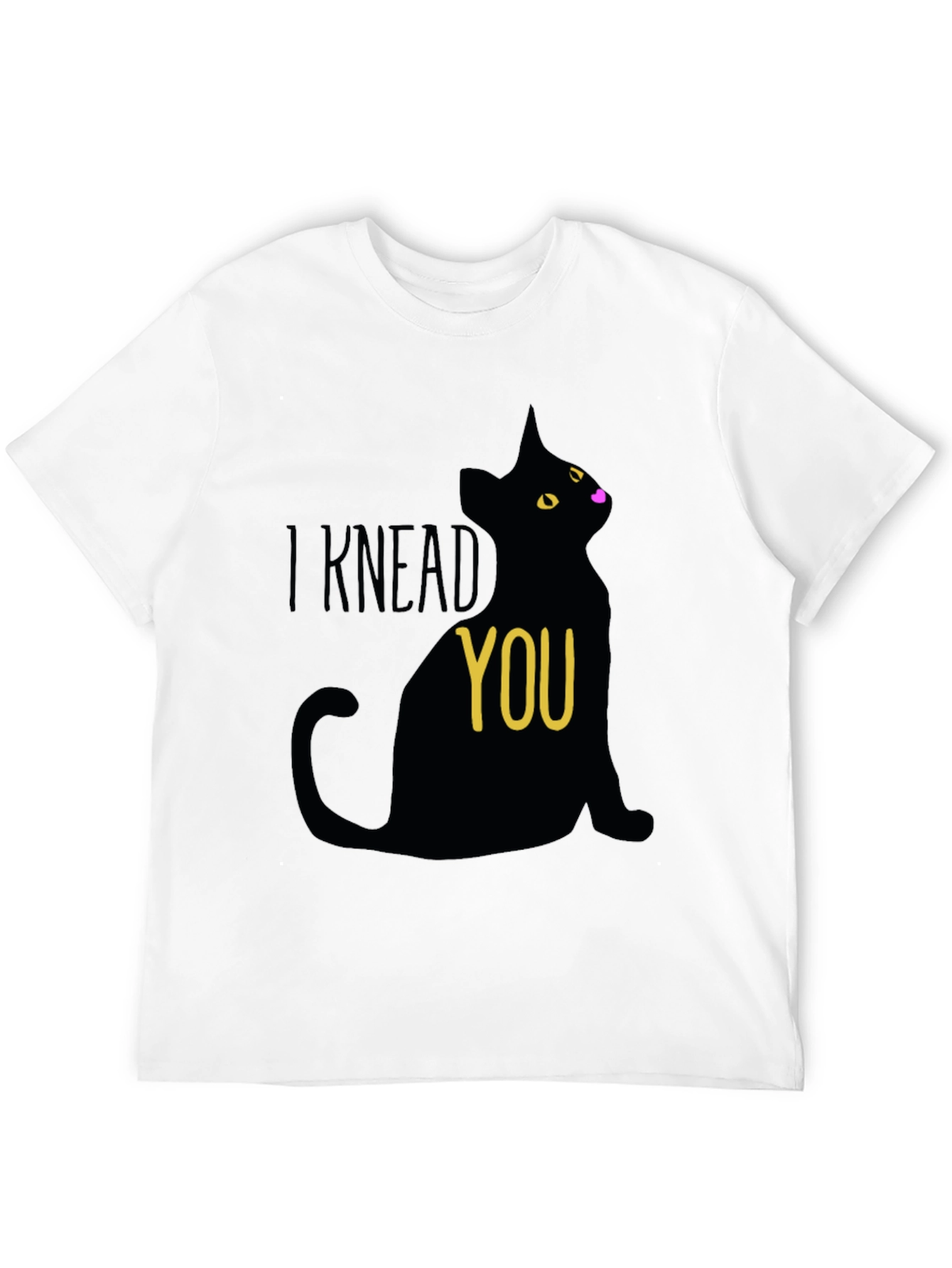 Black I Knead You Black Cat Graphic Tee view 12