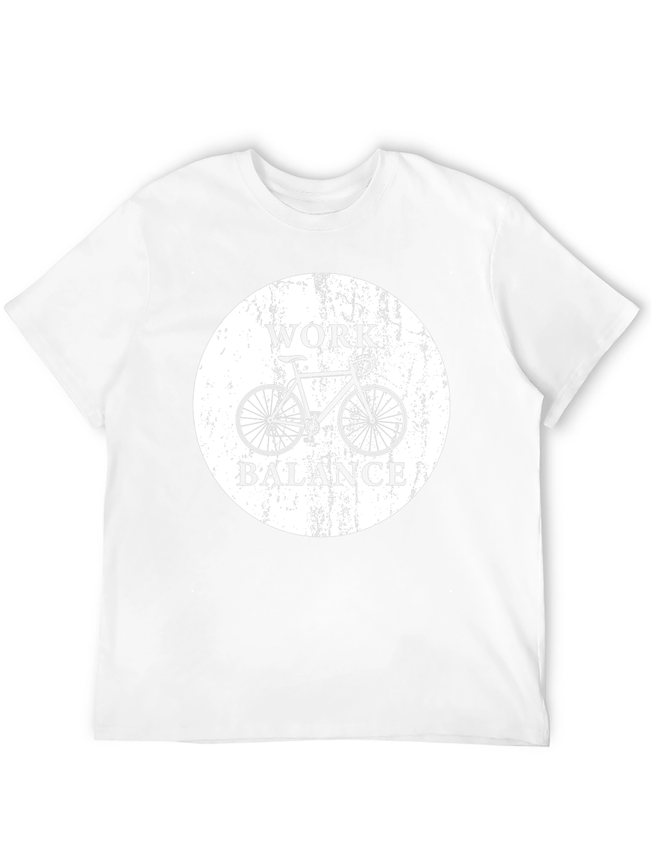 Black Work Balance Bicycle Graphic T-Shirt view 12