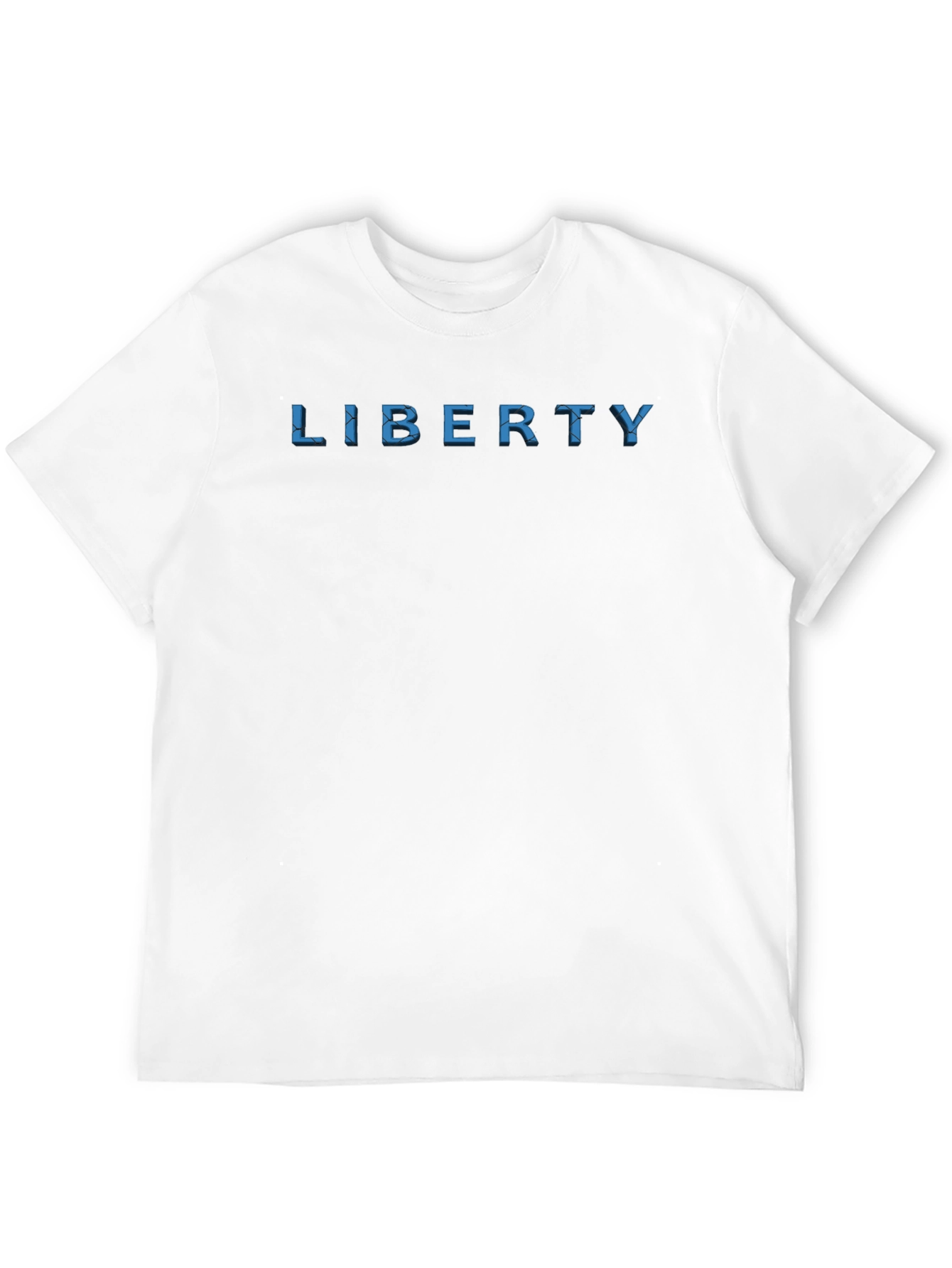 Black Liberty Graphic Tee - Men's Black T-Shirt view 12