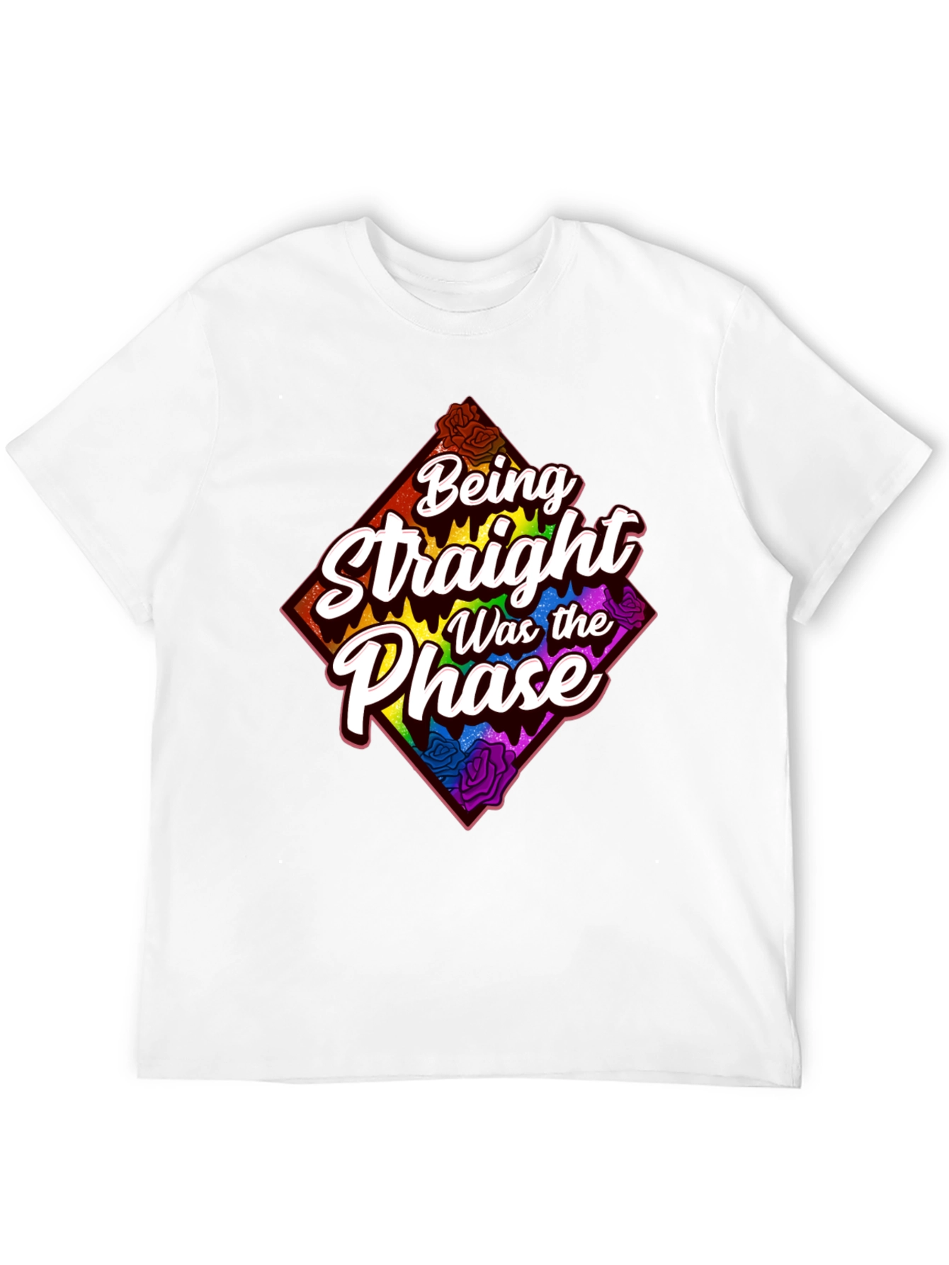 Black Being Straight Was the Phase Graphic Tee view 12