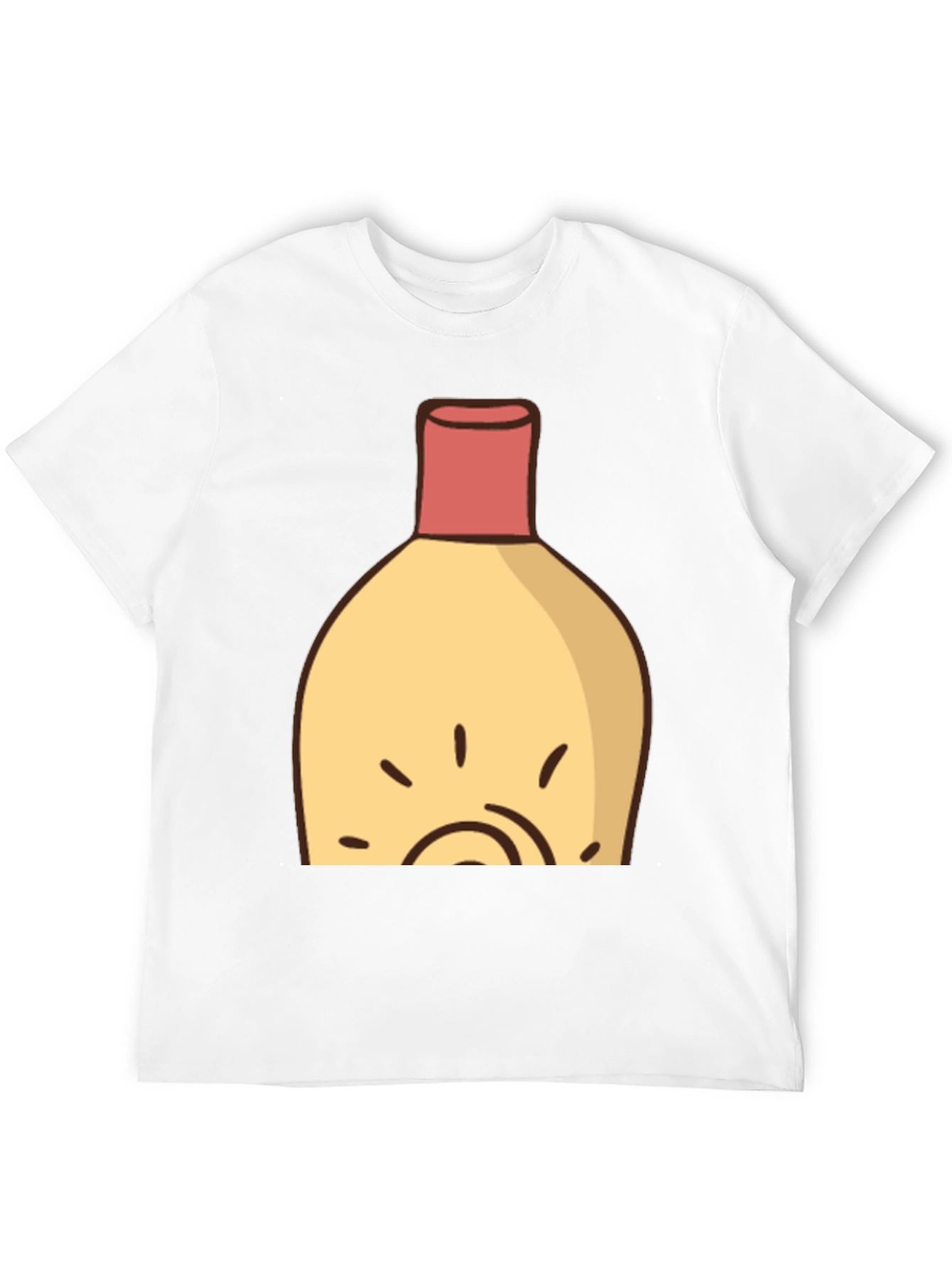 Black Cartoon Lotion Bottle Graphic Tee - Unisex view 12