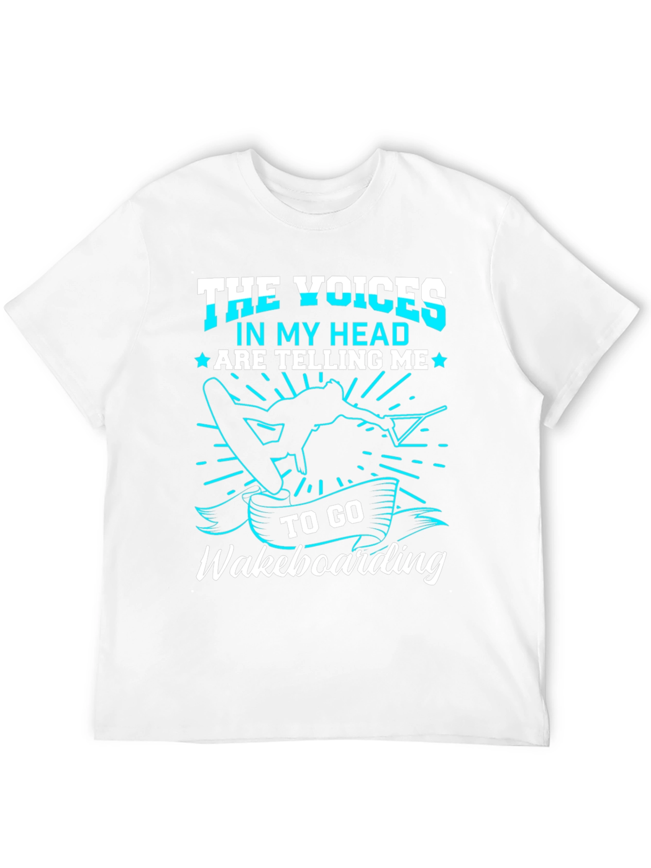 Black Voices Wakeboarding Graphic Tee view 12