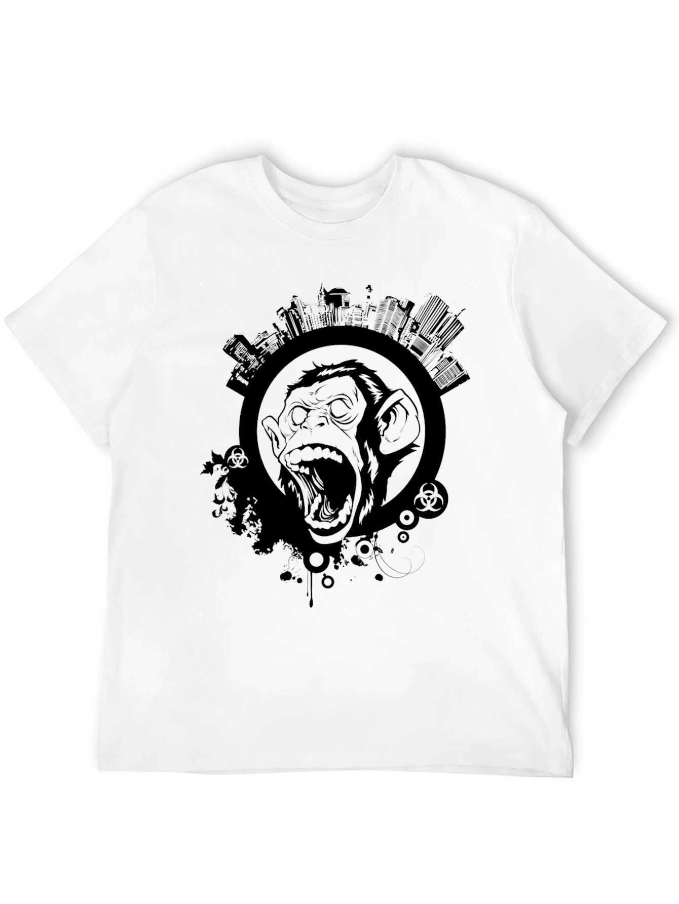 Black Urban Menace Graphic Tee view 12