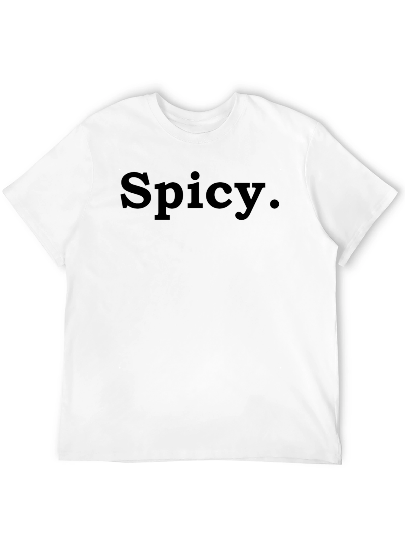 Black Spicy Graphic Tee - Cool Casual Style view 12