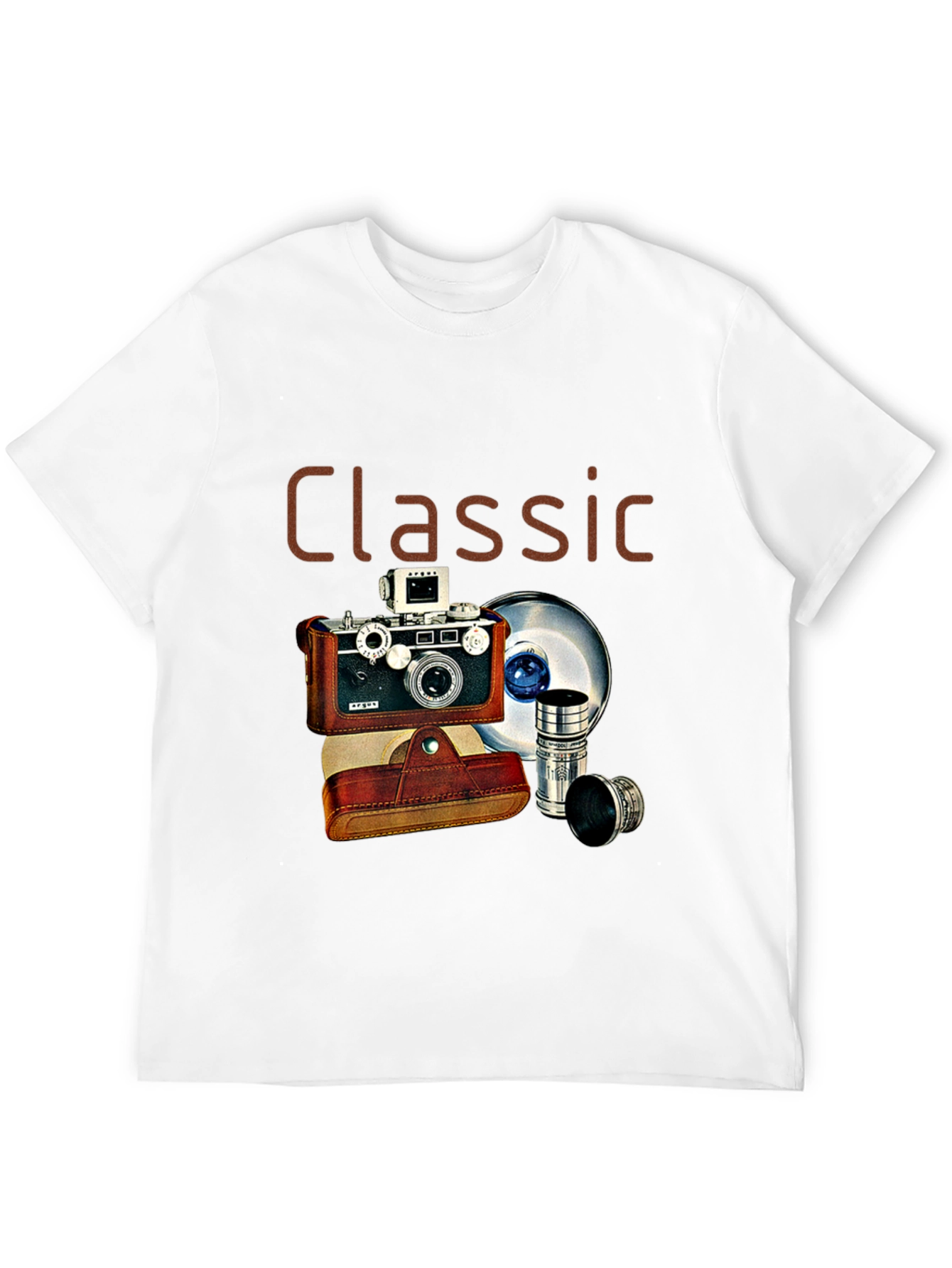 Black Classic Camera Graphic T-Shirt view 12