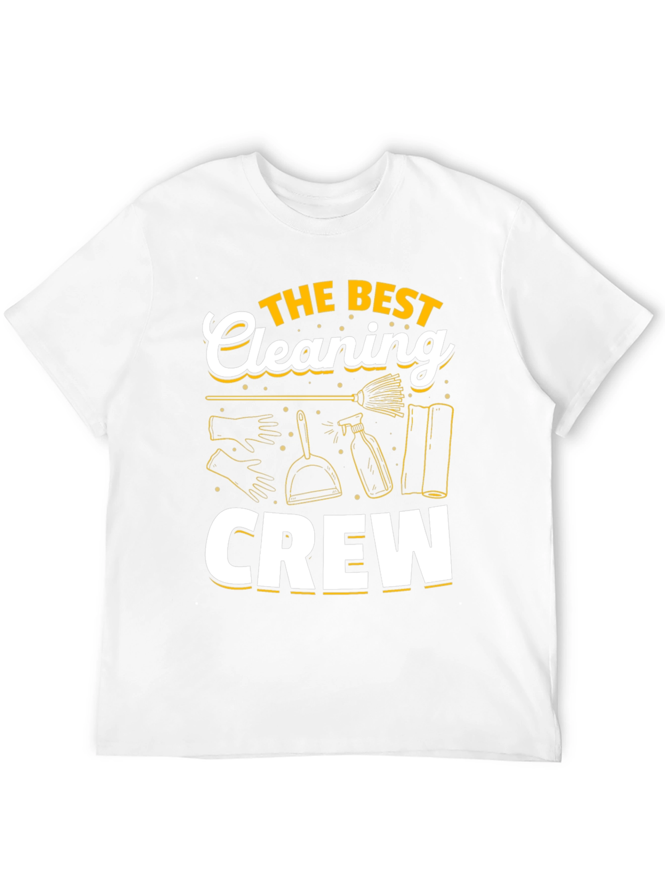 Black The Best Cleaning Crew Graphic T-Shirt view 12