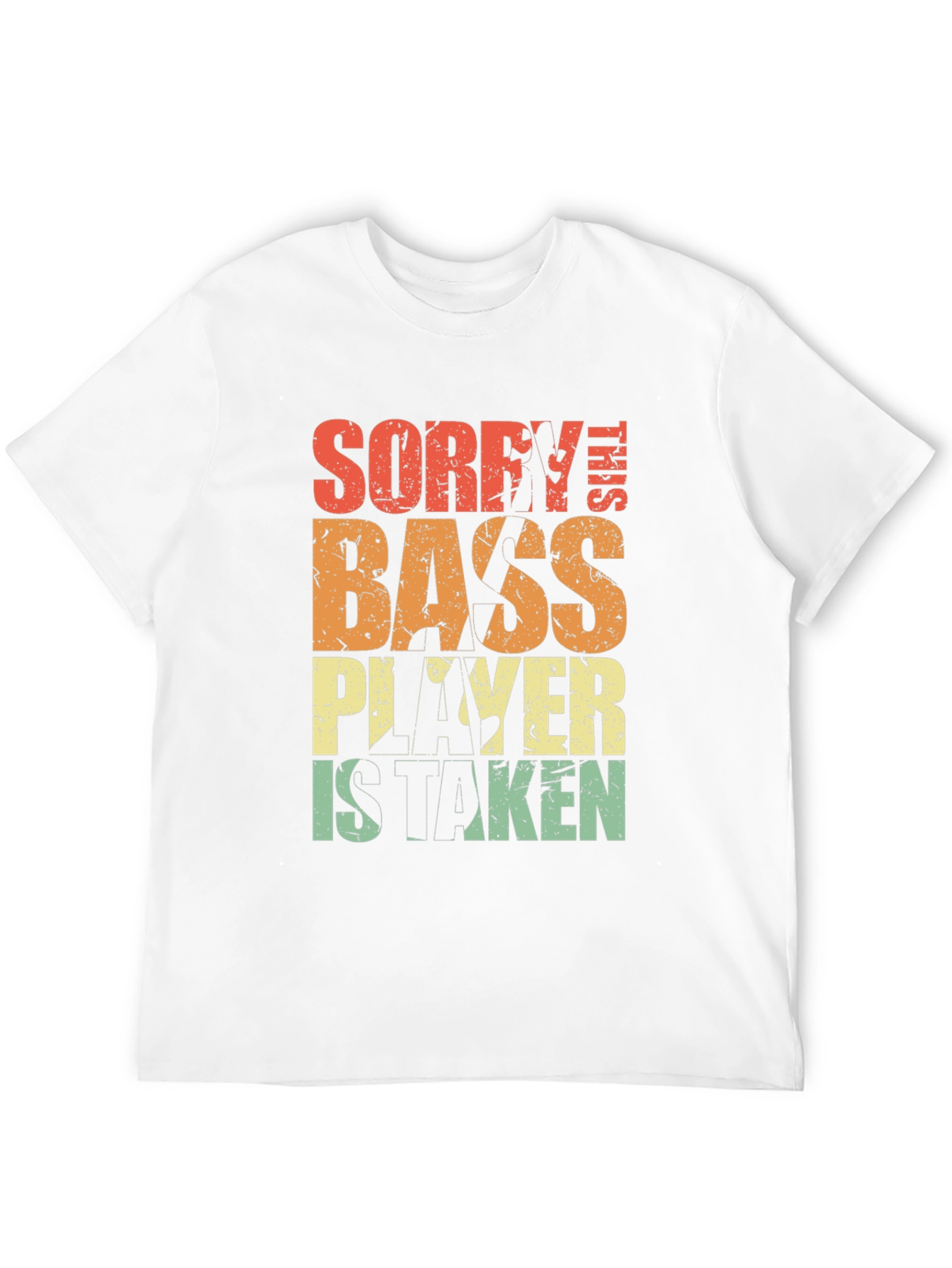 Black Sorry This Bass Player is Taken T-Shirt view 12