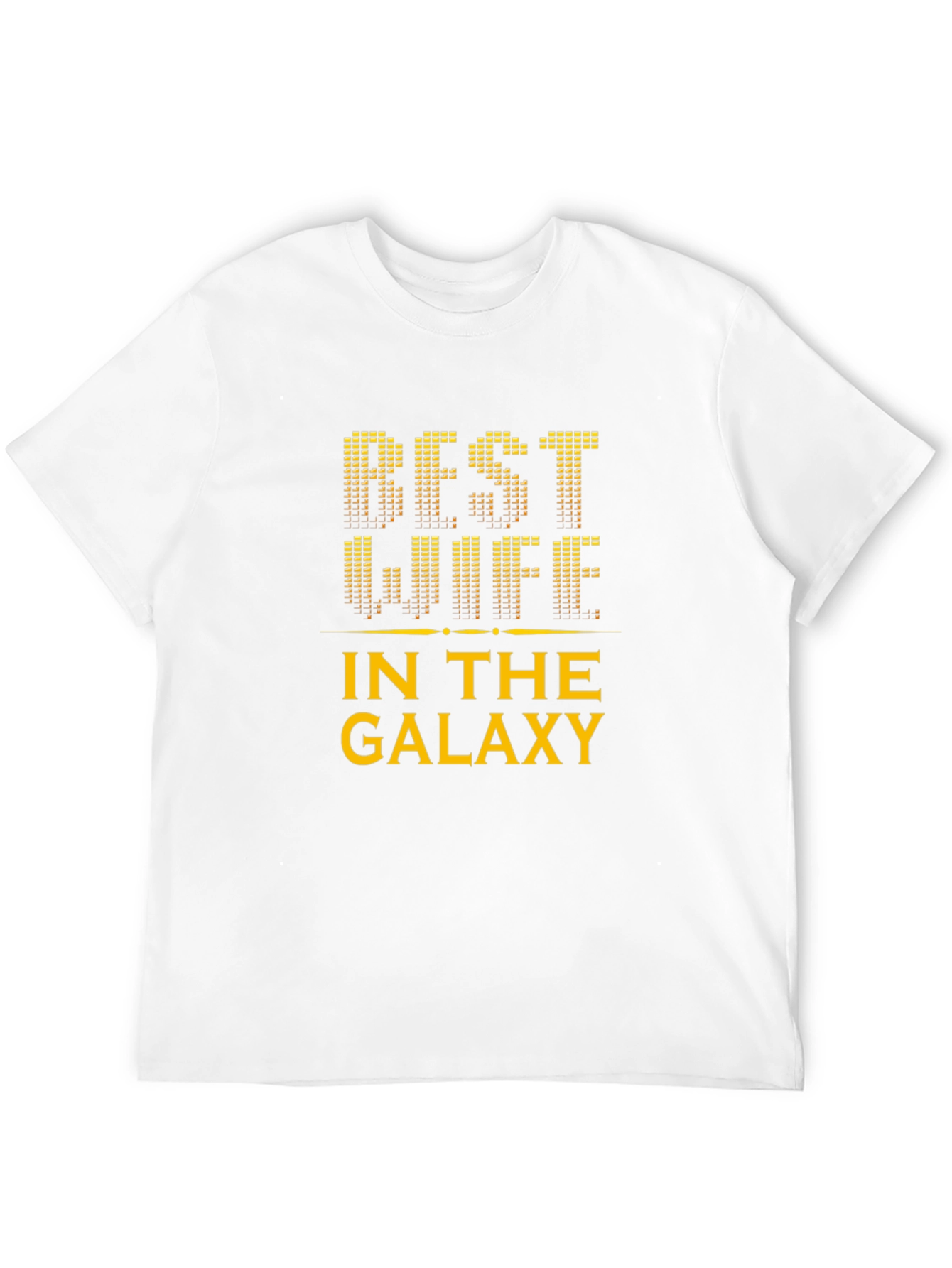Black Best Wife in the Galaxy Black T-Shirt view 12