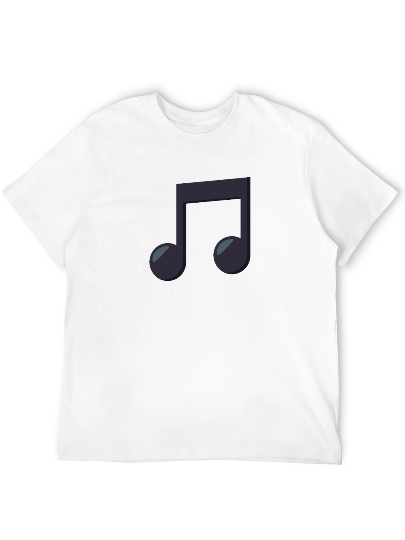 Black Musical Note Graphic Black T-Shirt view 12
