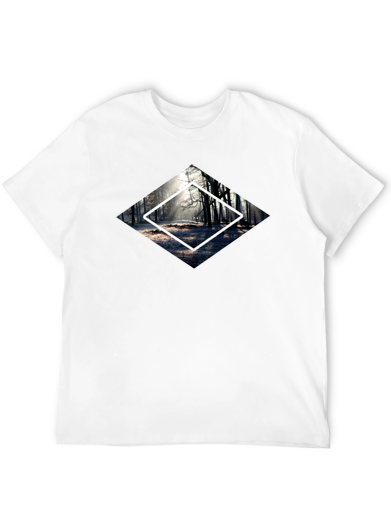 Black Diamond Forest Graphic Tee - Men's Black T-Shirt view 12
