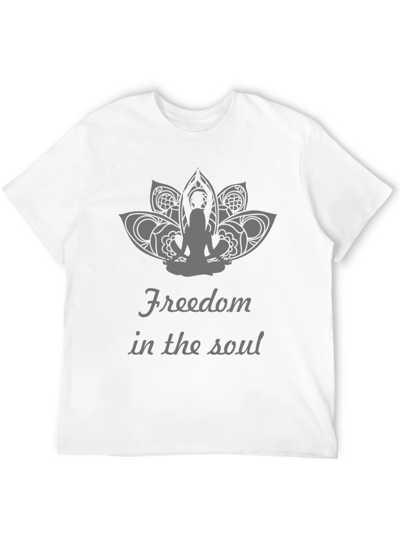 Black Freedom Soul Black Graphic Tee view 12