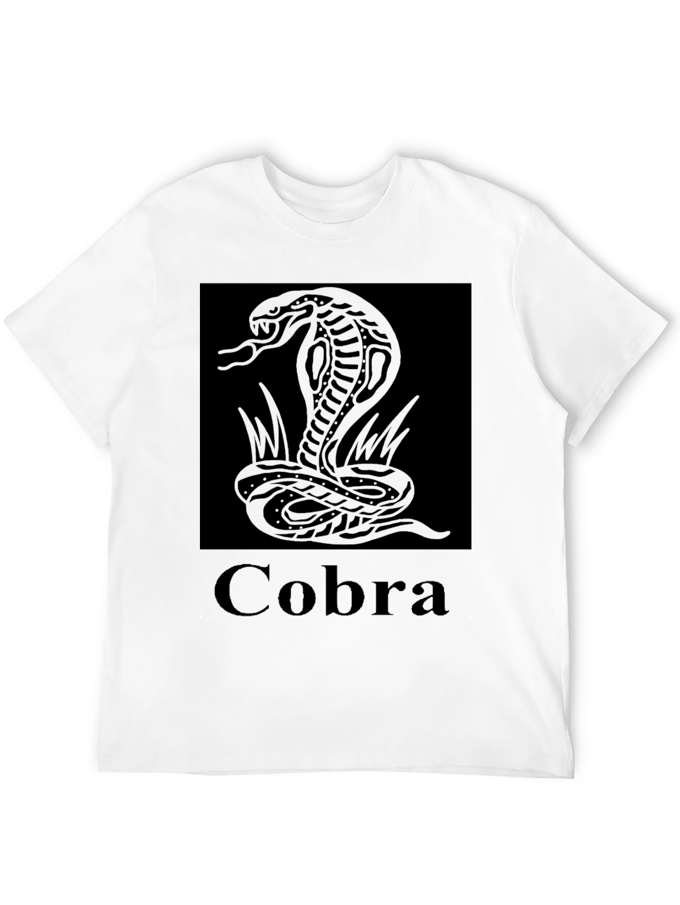 Black Cobra Graphic Tee - Men's Black T-Shirt view 12