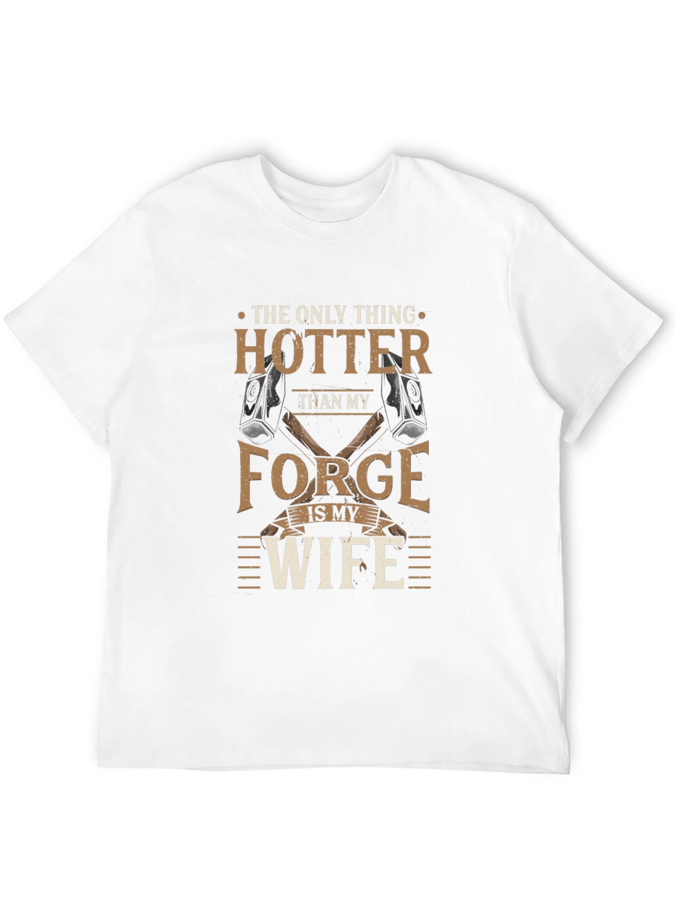 Black Hotter Than My Forge - Novelty T-Shirt view 12