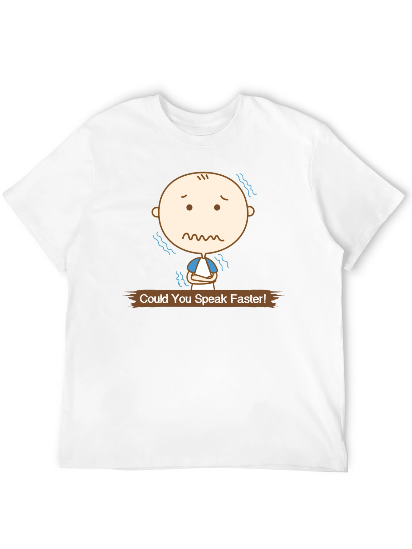 Black Speak Faster Graphic Tee - Black Cotton T-Shirt view 12