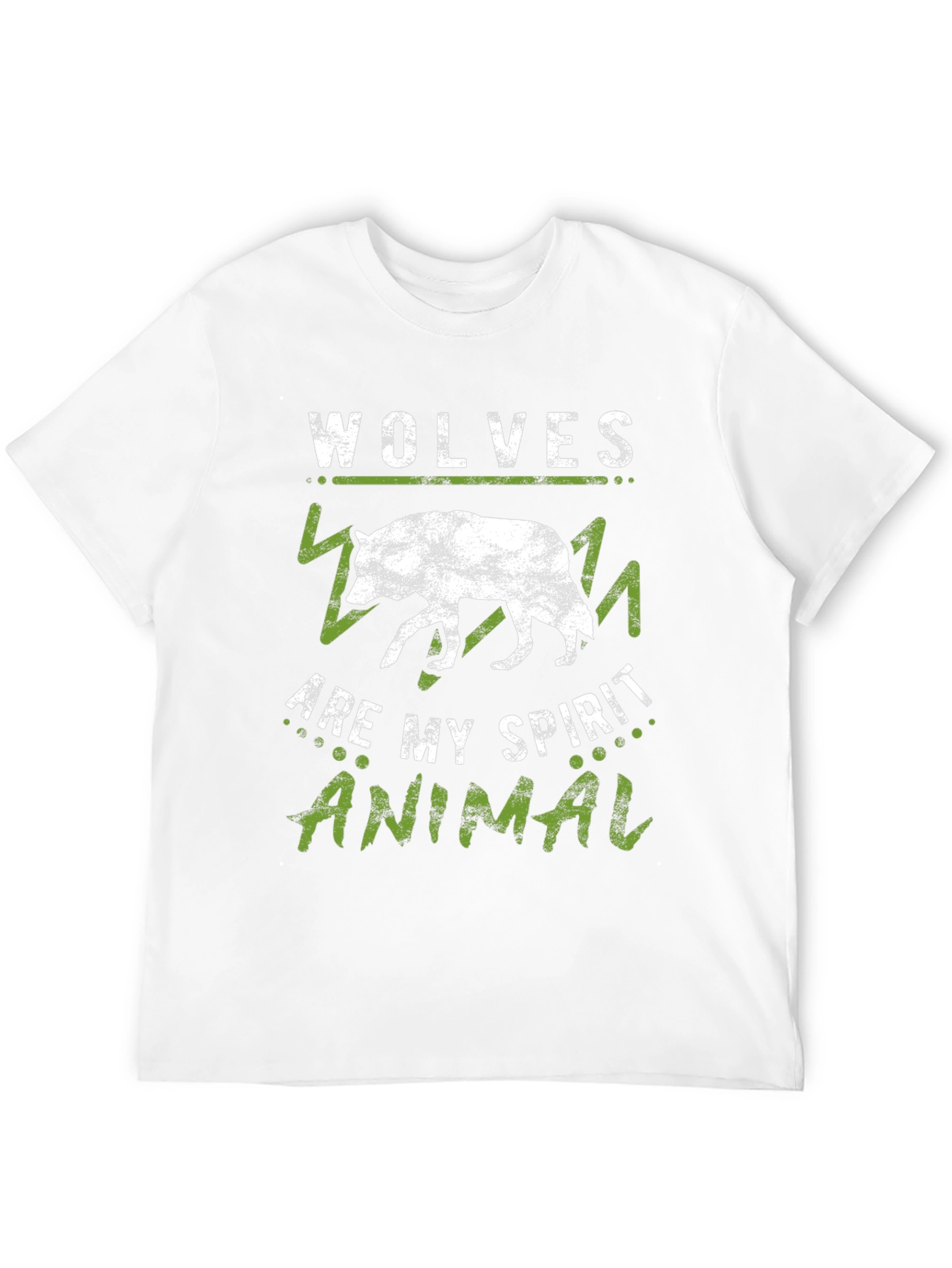 Black Wolves Are My Spirit Animal Black T-Shirt view 12